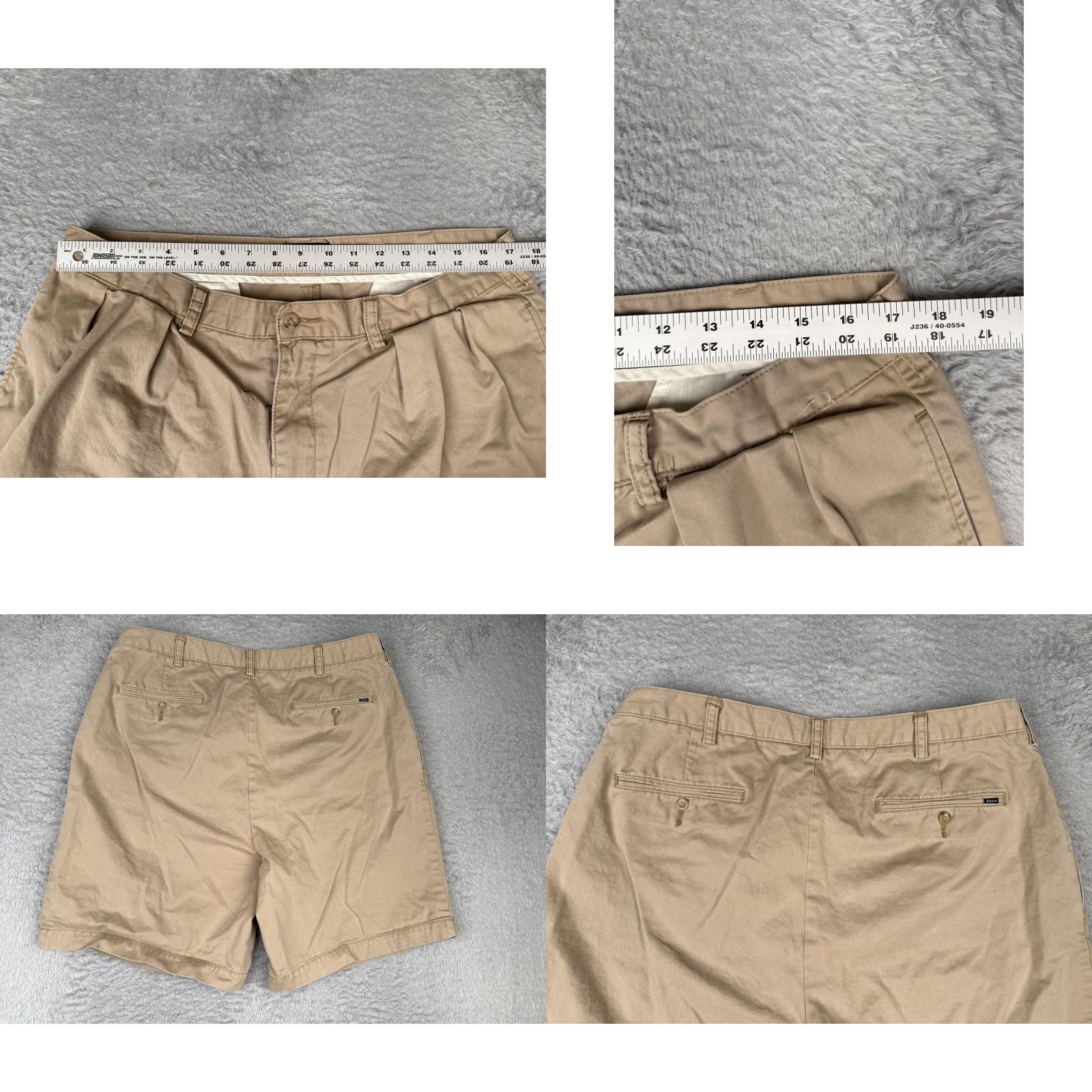 Polo Ralph Lauren Polo Ralph Lauren Shorts Mens 38 Khaki Pleated Chino Casual Golf Cotton Classic Size US M / EU 48-50 / 2 - 9 Thumbnail