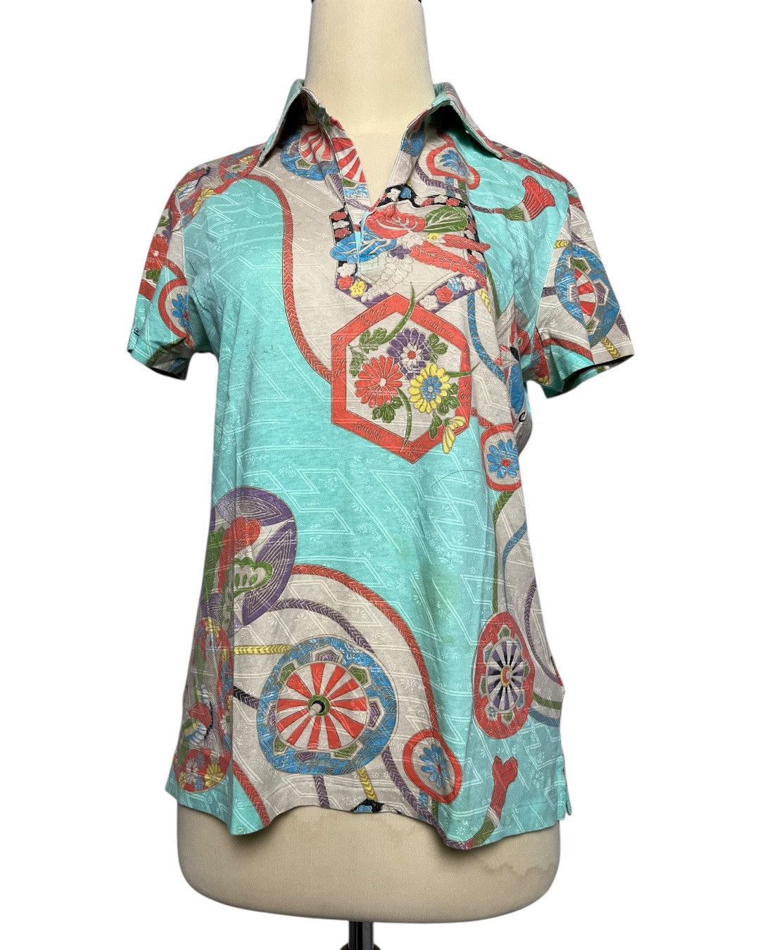 Polo Ralph Lauren 2000s Polo Golf Ralph Lauren Art Print Polo Shirt Size S / US 4 / IT 40 - 1 Thumbnail