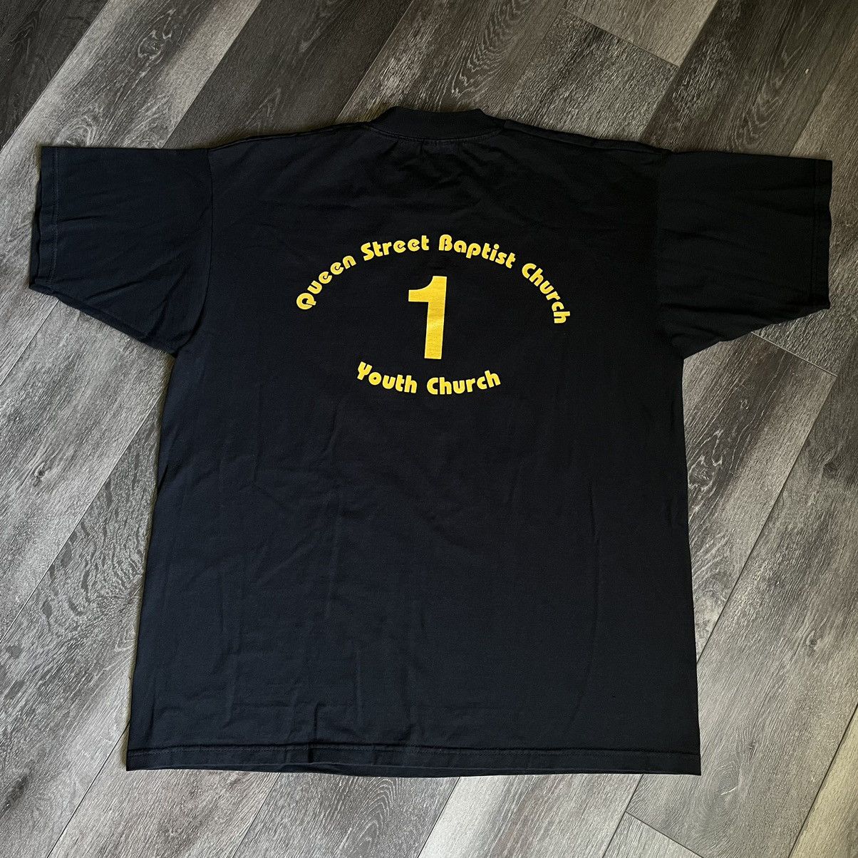 Vintage Vintage 90s Upon This Rock I Build My Church Castle Logo Tee Size US XL / EU 56 / 4 - 3 Thumbnail