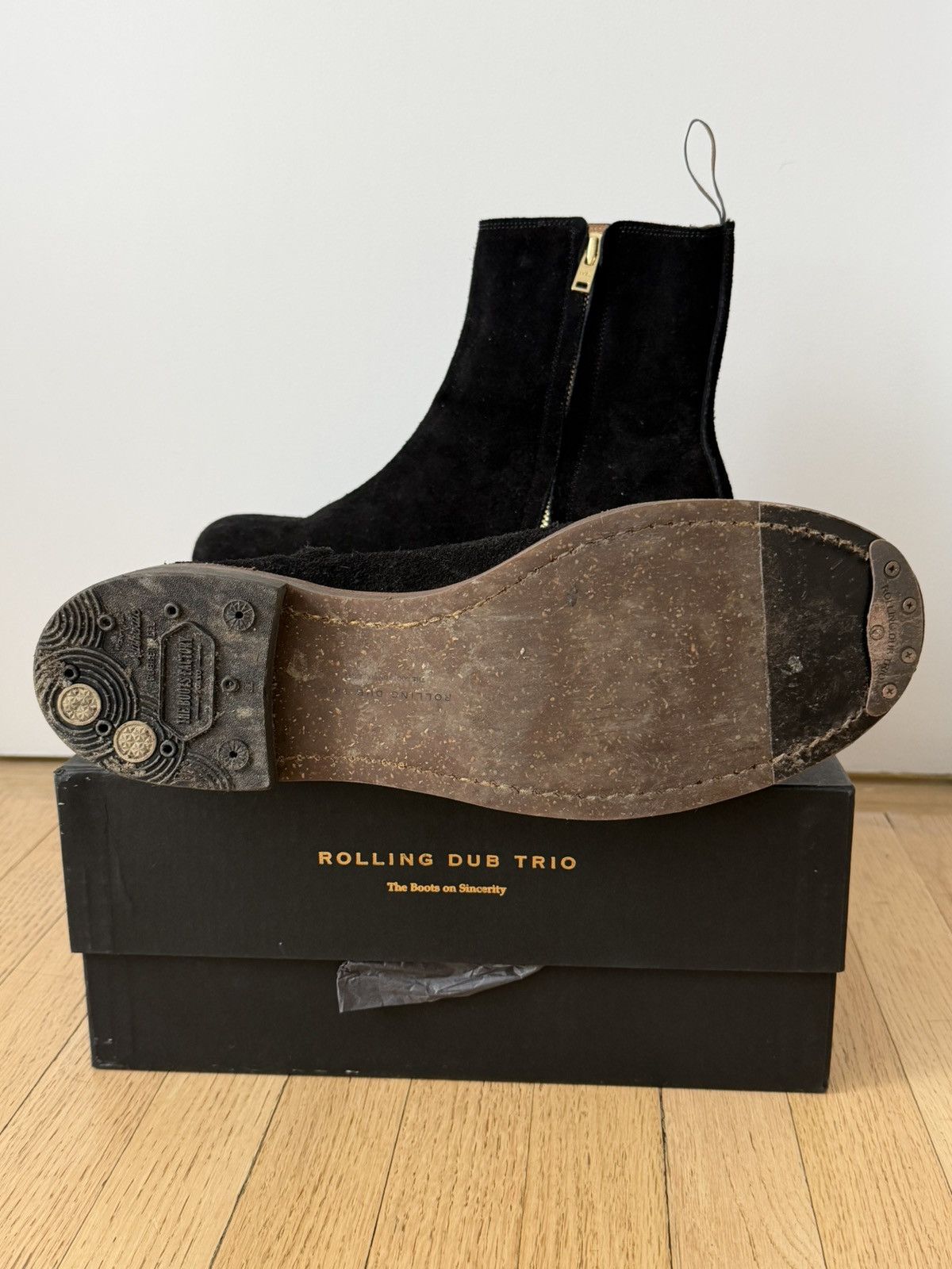 Rolling Dub Trio Rolling Dub Trio Casper Black Oiled Suede (US 9.5) Size US 9.5 / EU 42-43 - 8 Thumbnail