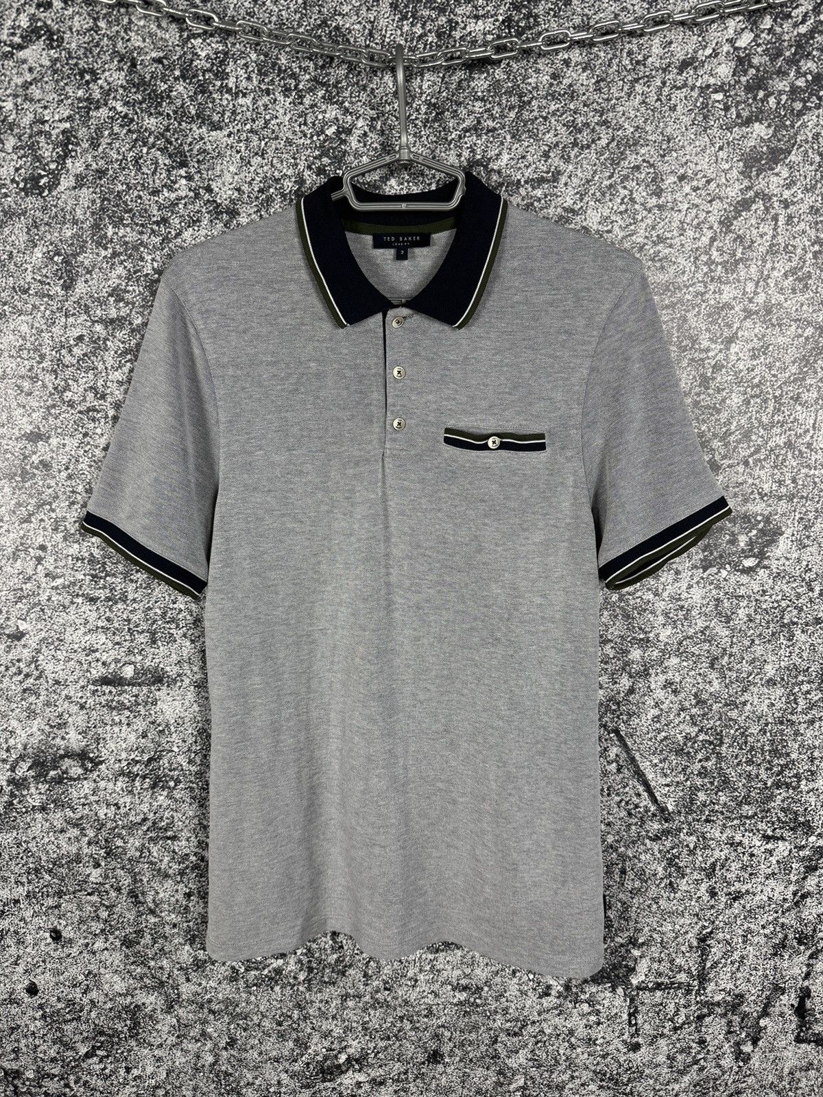 Ted Baker Men’s Ted Baker London Short Sleeve Polo Shirt Size 3 Size US S / EU 44-46 / 1 - 1 Thumbnail