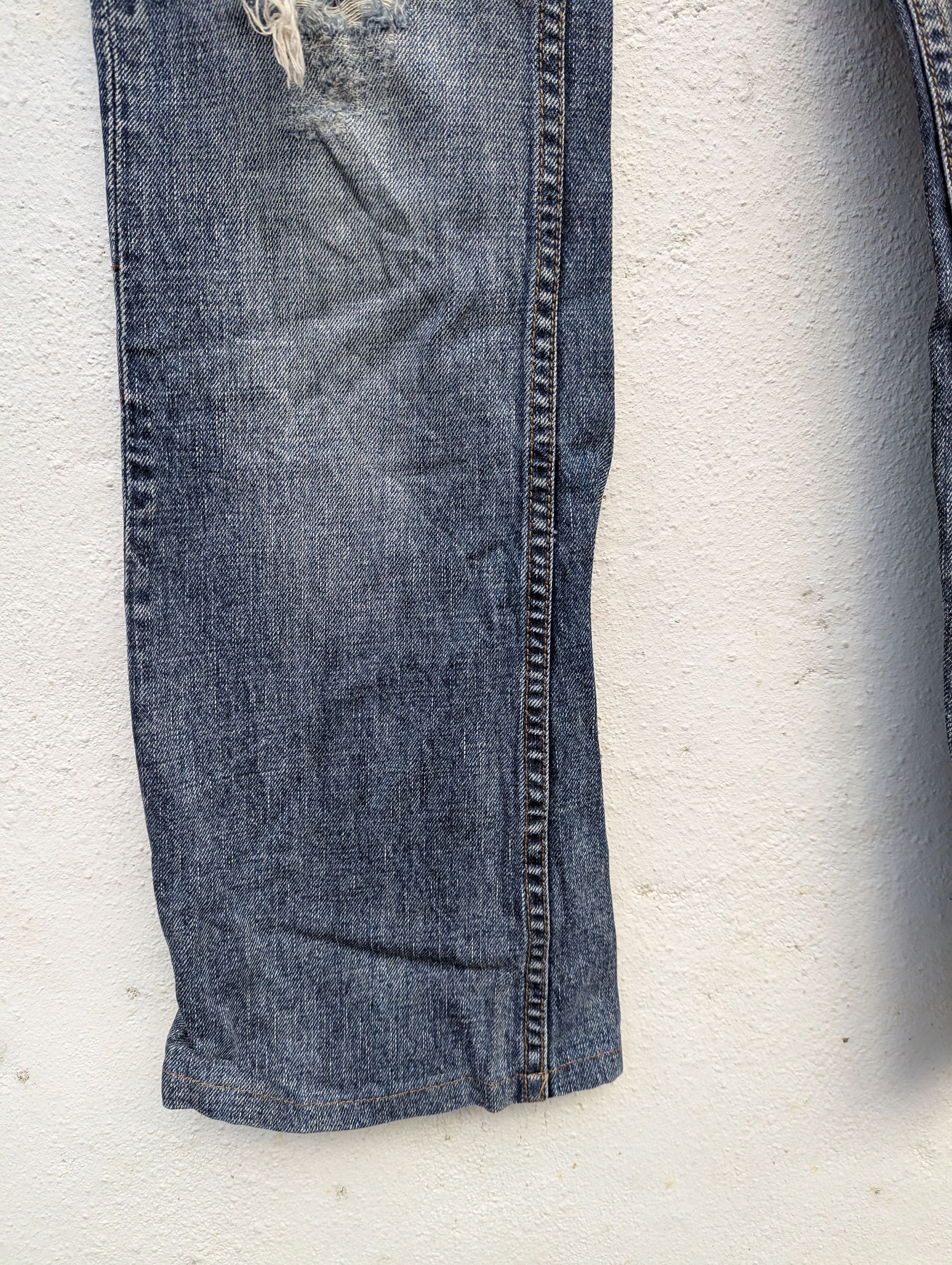 Japanese Brand × Vintage JAPANESE BRAND PATCHES DENIM PANTS Size 31" - 4 Thumbnail
