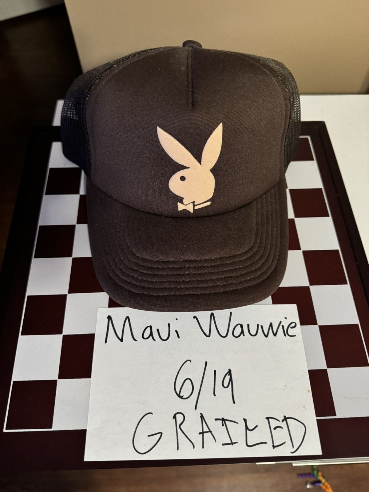Playboy × Pleasures Pleasures X Playboy Hat Size ONE SIZE - 1 Thumbnail