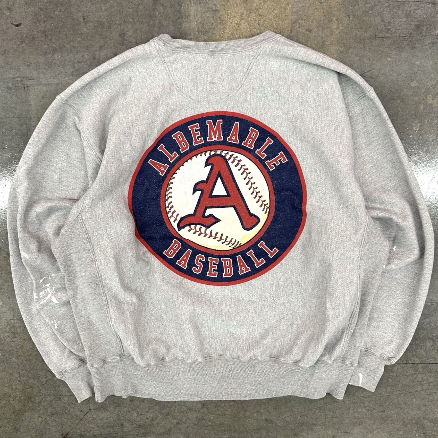 Champion VINTAGE Champion Premium Reverse Weave Sweatshirt Gray Baseball Grunge 2XL Y2K Size US XXL / EU 58 / 5 - 2 Thumbnail