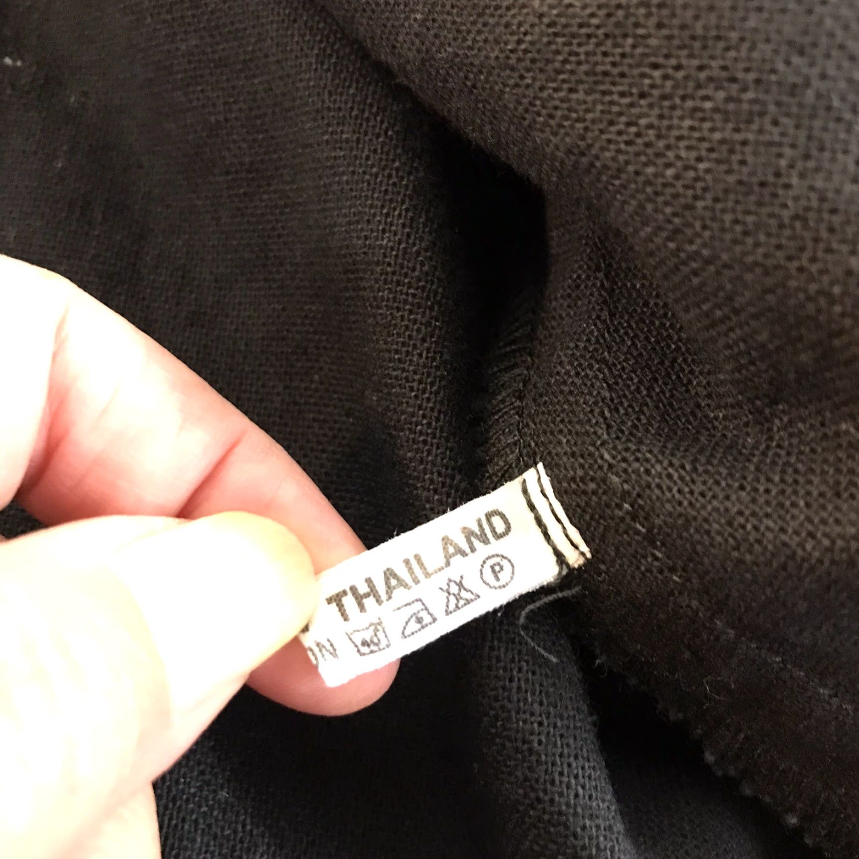 Vintage VINTAGE Depop Canvas Jacket Women L Black/Beige One Button 90s Mid-Length Long Sleeve Casual Size L / US 10 / IT 46 - 7 Thumbnail