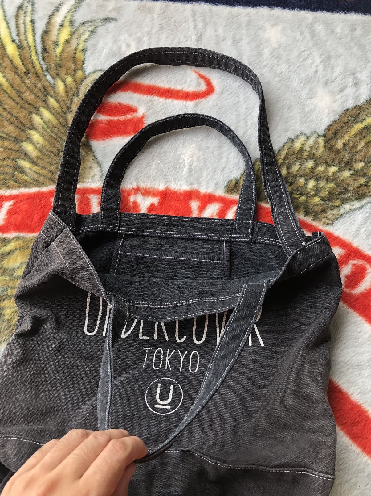 Undercover Vintage Undercover Tokyo Canvas Tote Bag Black Size ONE SIZE - 11 Thumbnail