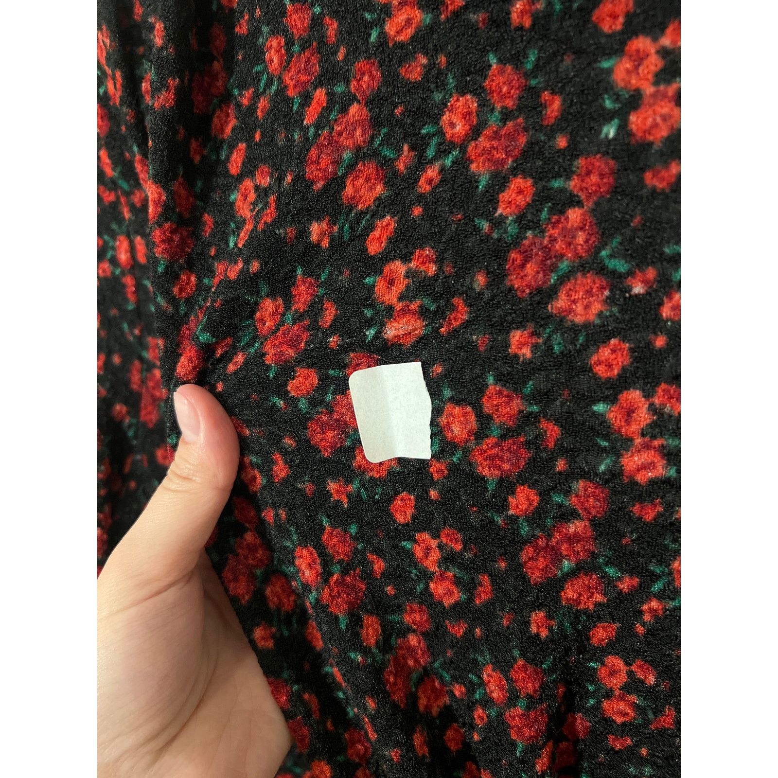 Black Halo RTR Black Halo Sz 2 Red Black Floral Long Sleeve Mini Dress Size XS / US 0-2 / IT 36-38 - 5 Thumbnail