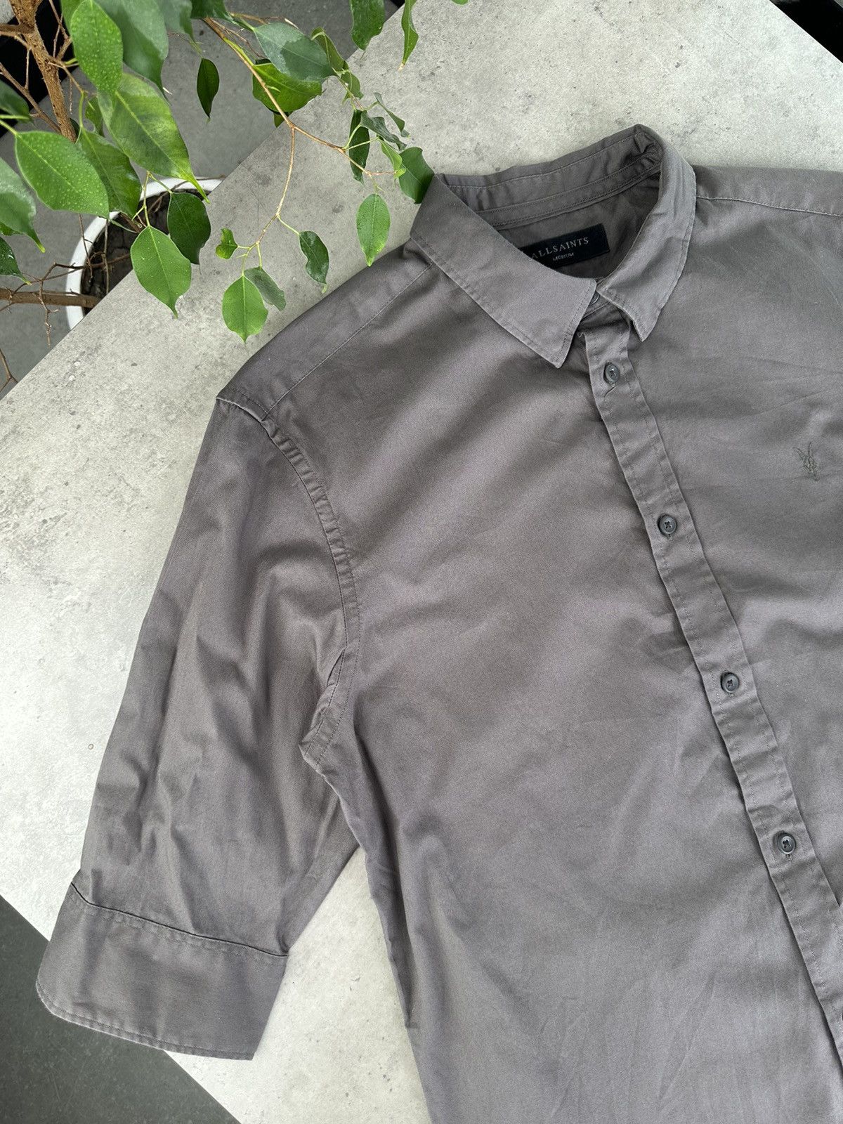 Allsaints Allsaints Shirt Short Sleeve Size US M / EU 48-50 / 2 - 4 Thumbnail