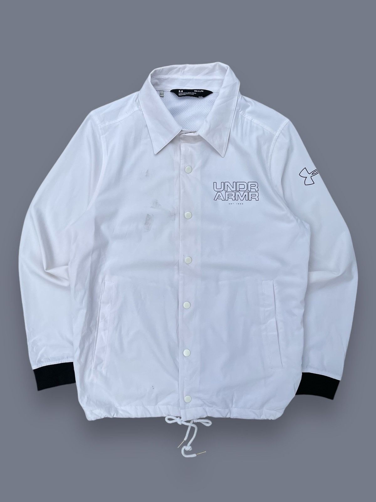 Under Armour FW18 UNDER ARMOUR BIG LOGO COACH JACKET Size US S / EU 44-46 / 1 - 2 Thumbnail