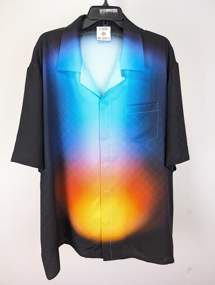 Casablanca o1rshd1 DUP / Short Sleeve Cuban Collar Shirt in Gradient Size US XXL / EU 58 / 5 - 2 Thumbnail
