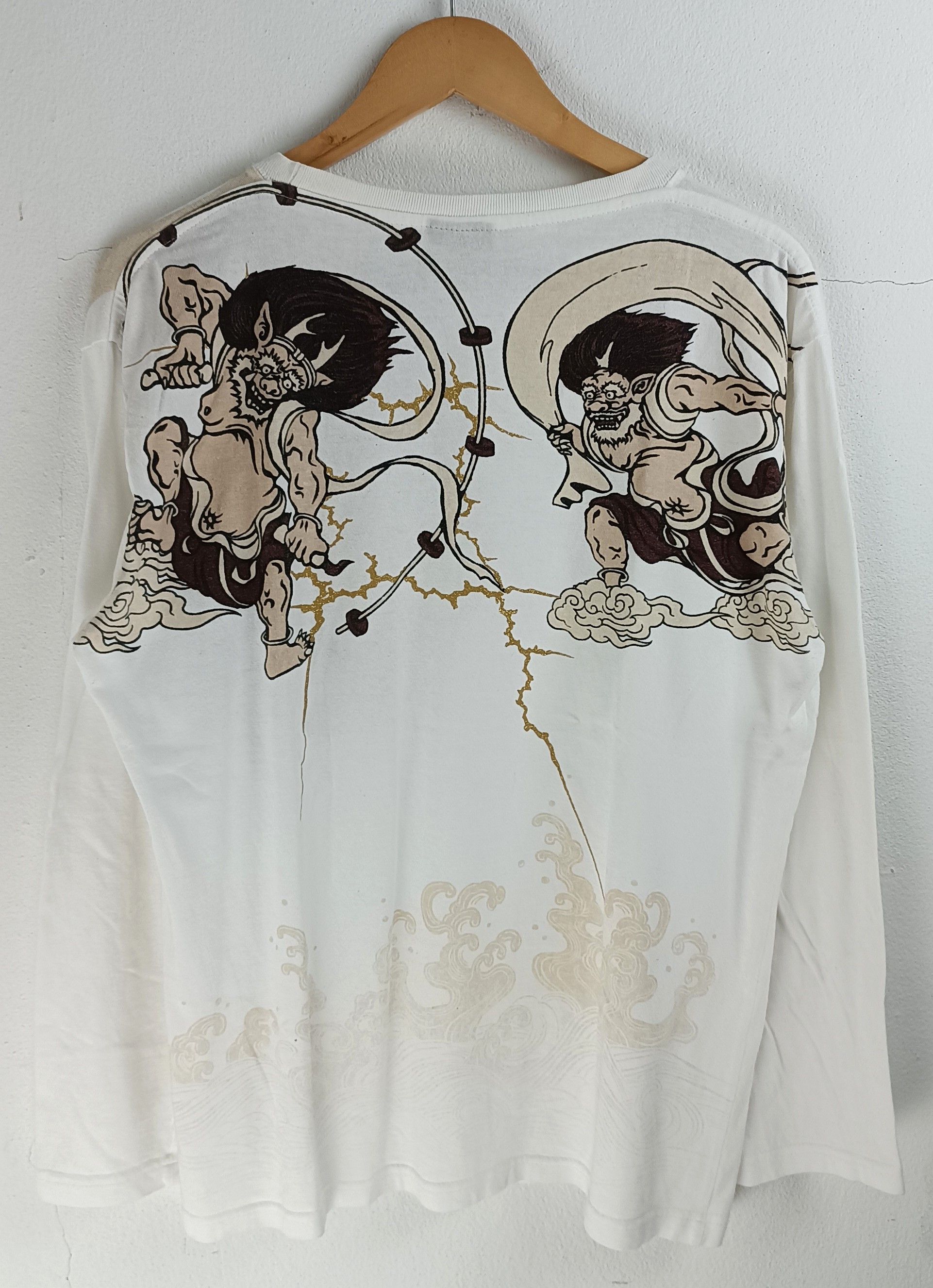 Japanese Brand VINTAGE FUJIN RAIJIN SUKAJAN MONSTER TALE JAPAN VERY RARE Size US L / EU 52-54 / 3 - 3 Thumbnail
