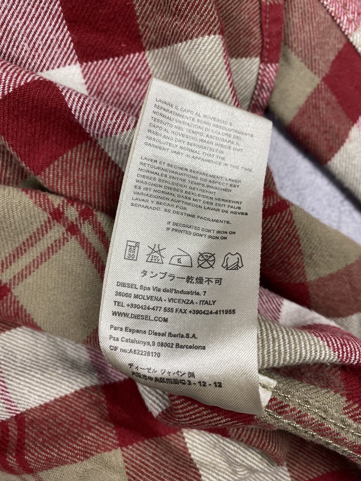 Diesel Diesel Designer Checkered Overshot Jacket Bomber Size US L / EU 52-54 / 3 - 19 Thumbnail