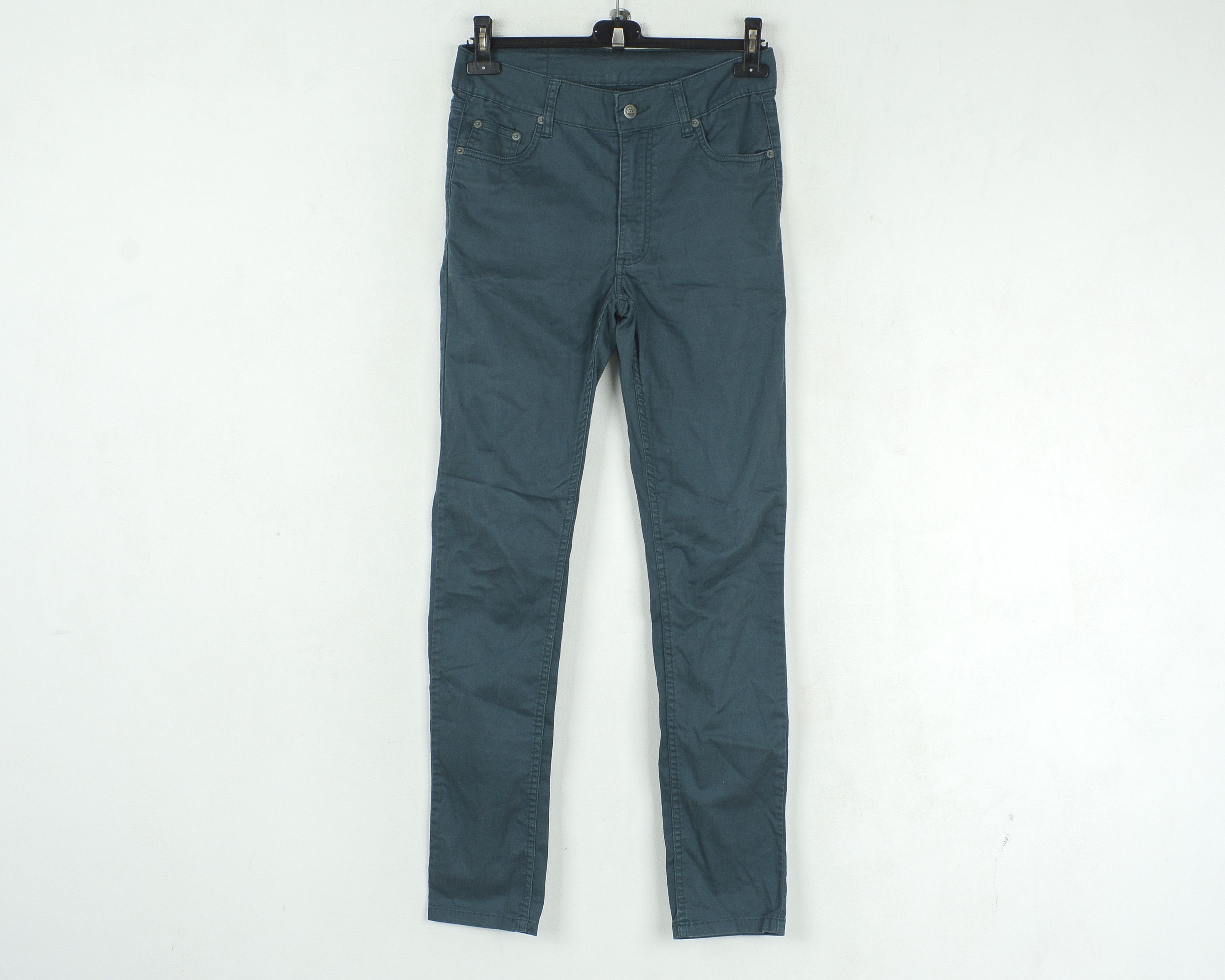 Cheap Monday W28 L32 Chino Pants Trousers Between Satin Dark Zip Size US 28 / EU 44 - 1 Thumbnail