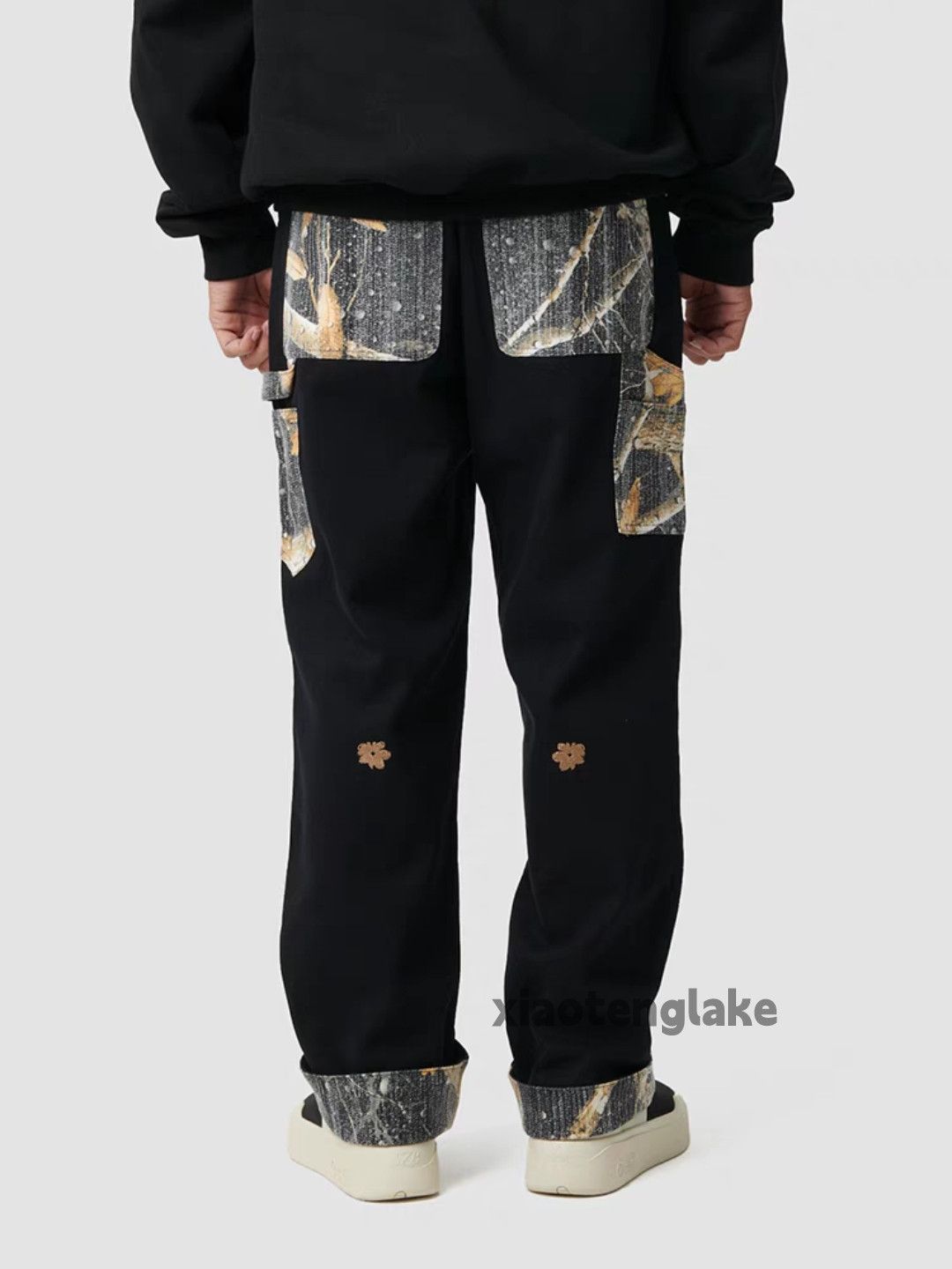 Designer × Japanese Brand × Vintage utility patchwork camo skate hiphop carpenter pants Size US 32 / EU 48 - 3 Thumbnail