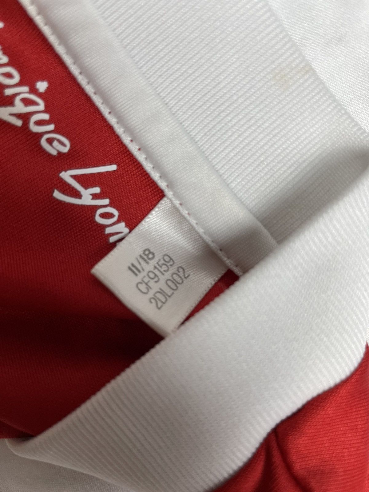 Adidas × Vintage Vintage Olympique Lyonnais 2018/19 Adidas Jersey Blokcore S Size US S / EU 44-46 / 1 - 12 Thumbnail