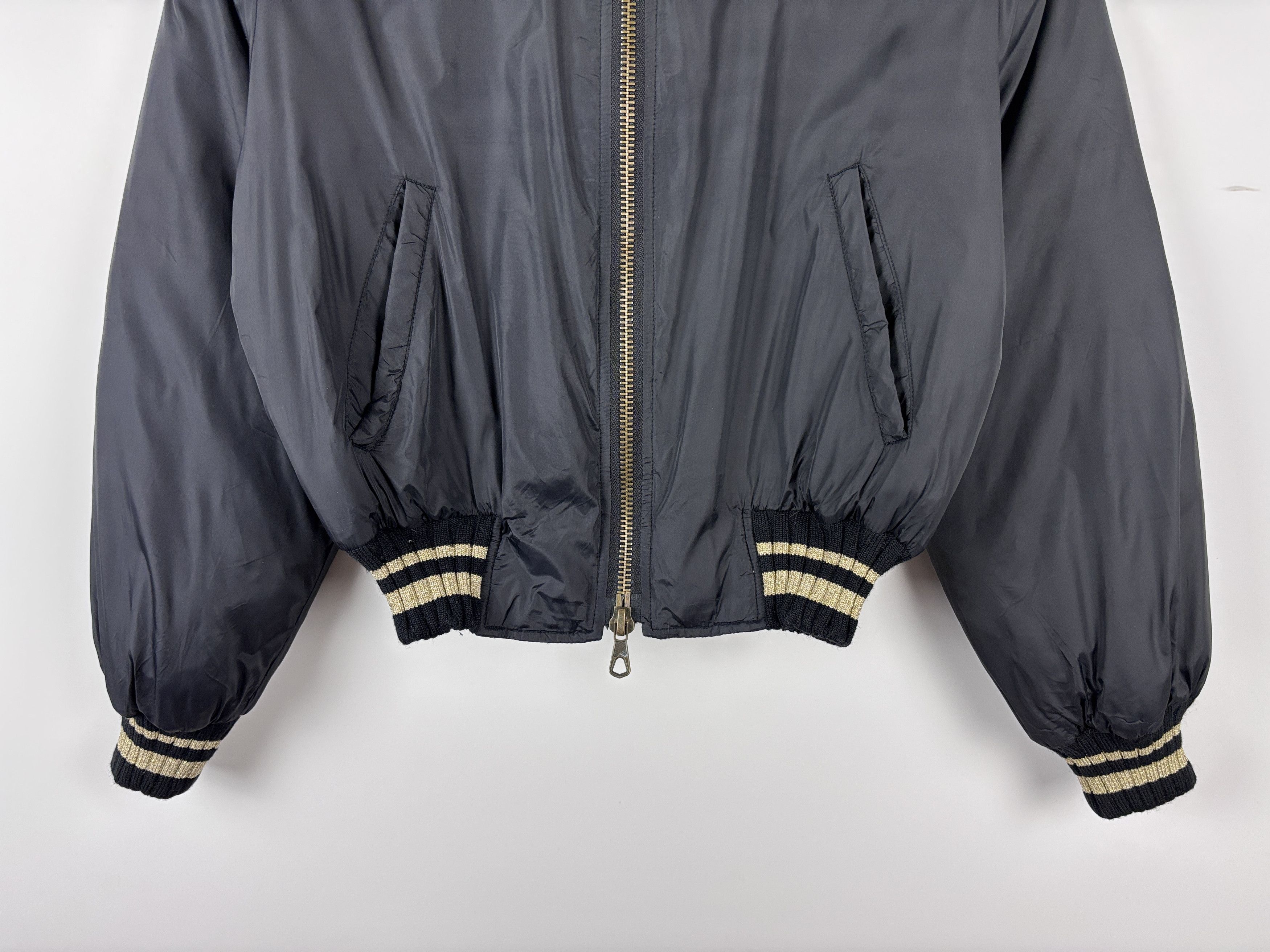 Iceberg Vintage Iceberg ICE B Down Bomber Jacket Womens Black Size S Size S / US 4 / IT 40 - 3 Thumbnail