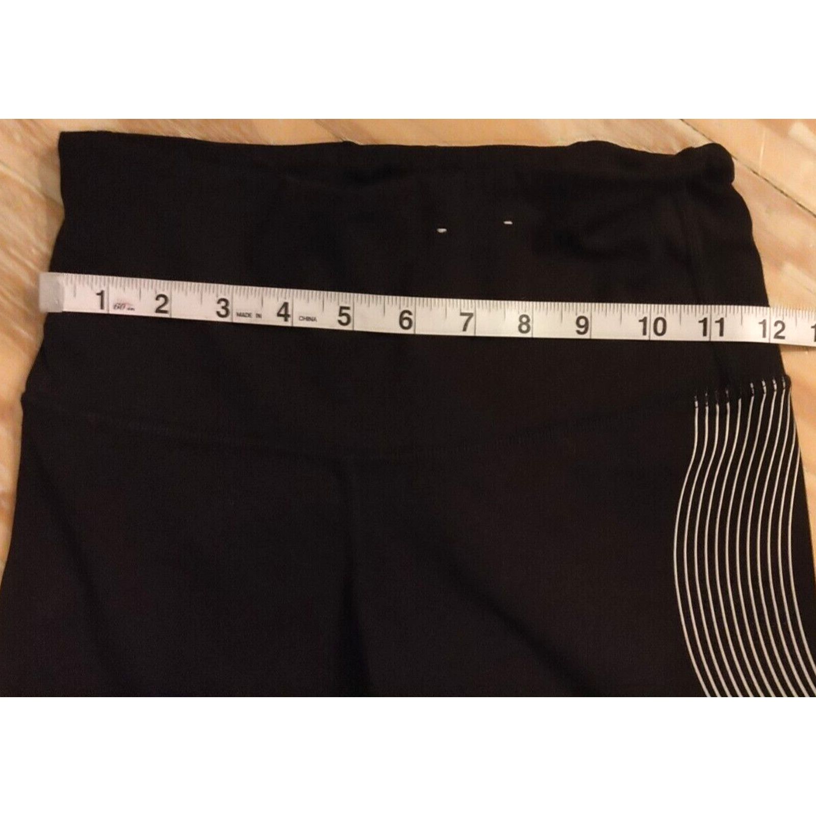 Other Xersion WM's XS Ankle Leggings Black White Stripes &Crop Top Size 25" / US 0 / IT 36 - 6 Thumbnail