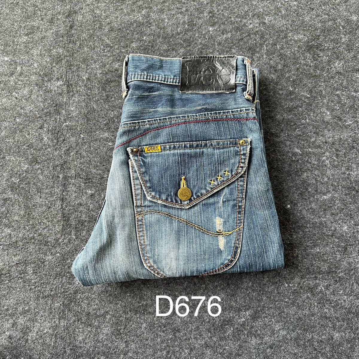 Beauty Beast Lee Flare Denim Black Label Vintage Denim D676 Size US 32 / EU 48 - 19 Thumbnail