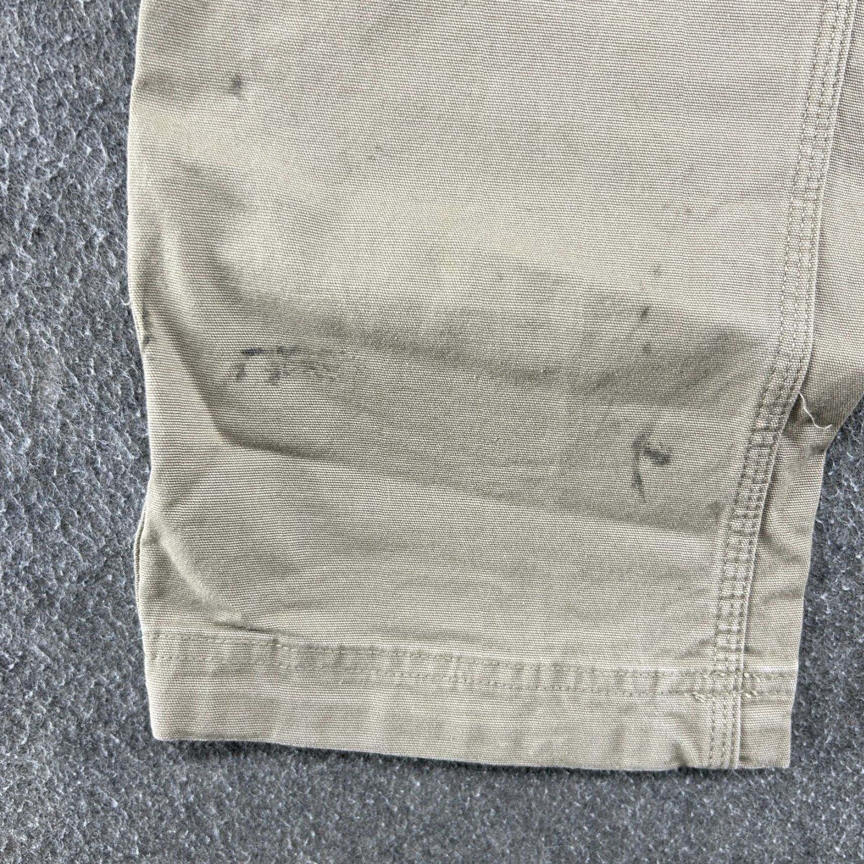 Vintage Duluth Pants Mens 32x30 Beige Slim Fit DFlex Fire Hose Canvas Stretch Cargo Straight Front Zip Pockets Logo Size US 32 / EU 48 - 7 Thumbnail