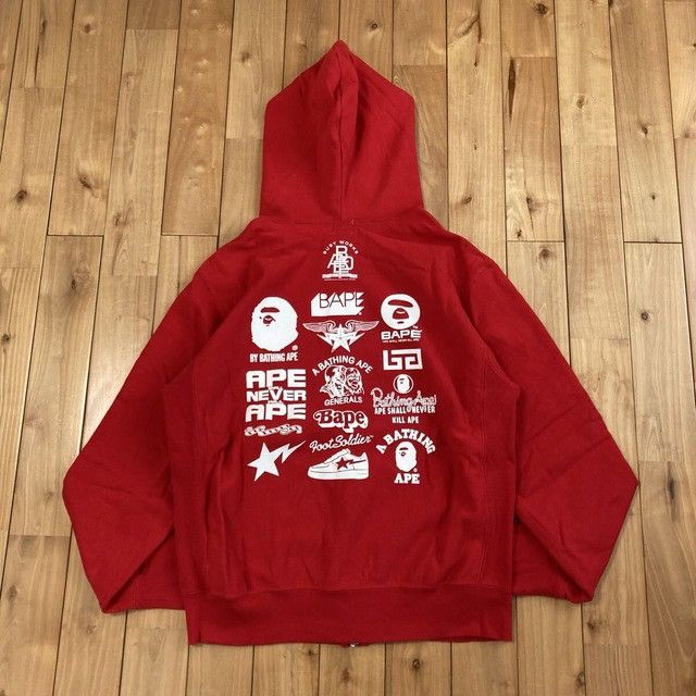 Bape BAPE STA logo full zip hoodie a bathing ape NIGO Size US M / EU 48-50 / 2 - 3 Thumbnail