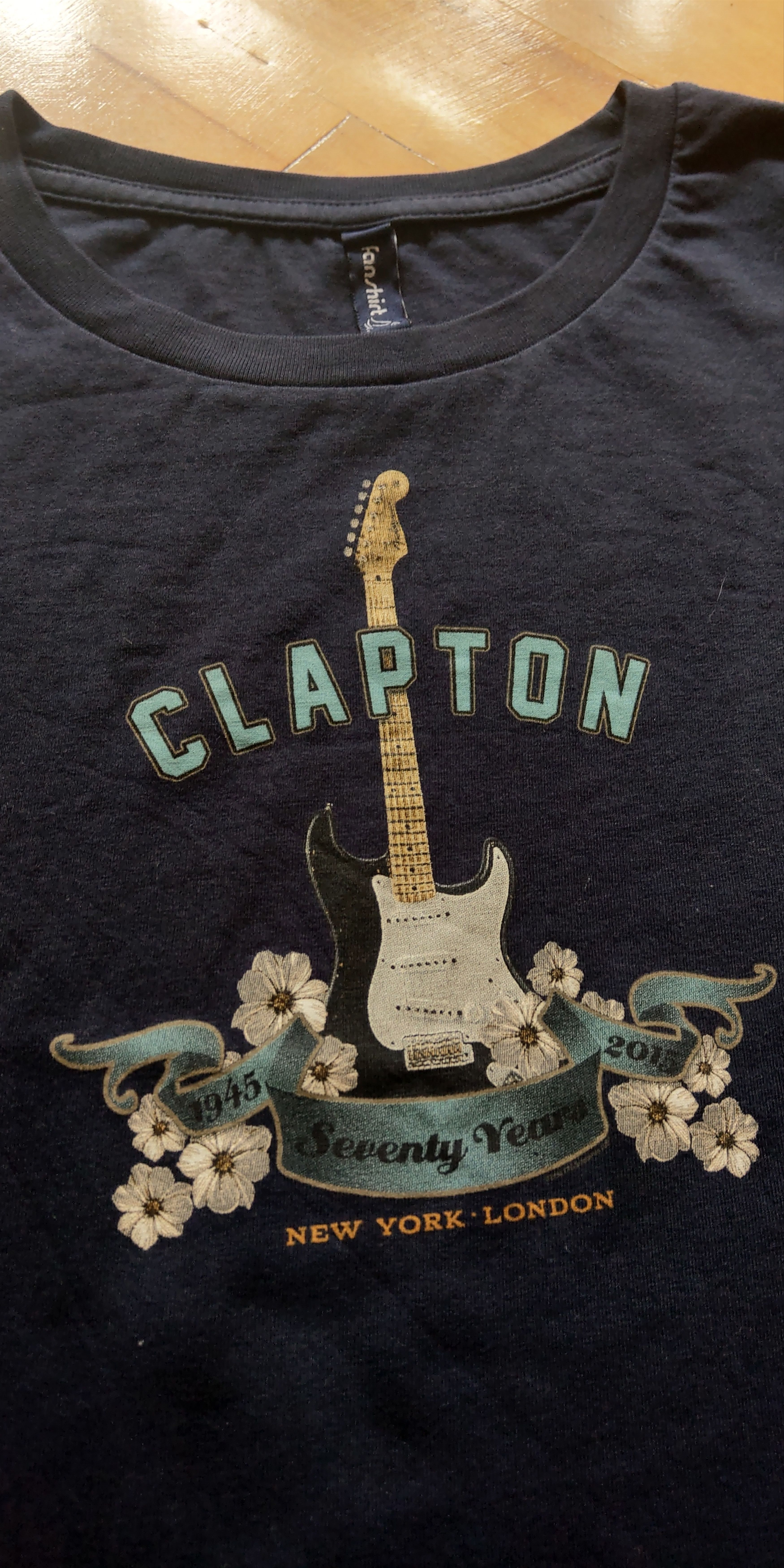 Band Tees Eric Clapton Original Shirt Live Tour Rock archive Size XL / US 12-14 / IT 48-50 - 2 Thumbnail
