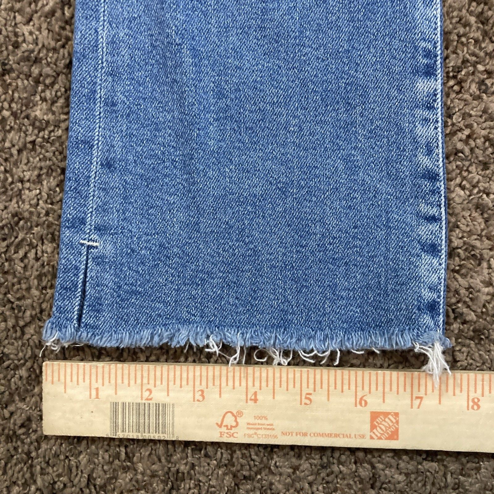 7 For All Mankind 7 For All Mankind Luxe Ultra High Rise Slim Kick Jeans Sz 24 Size 24" / US 00 / IT 34 - 7 Thumbnail