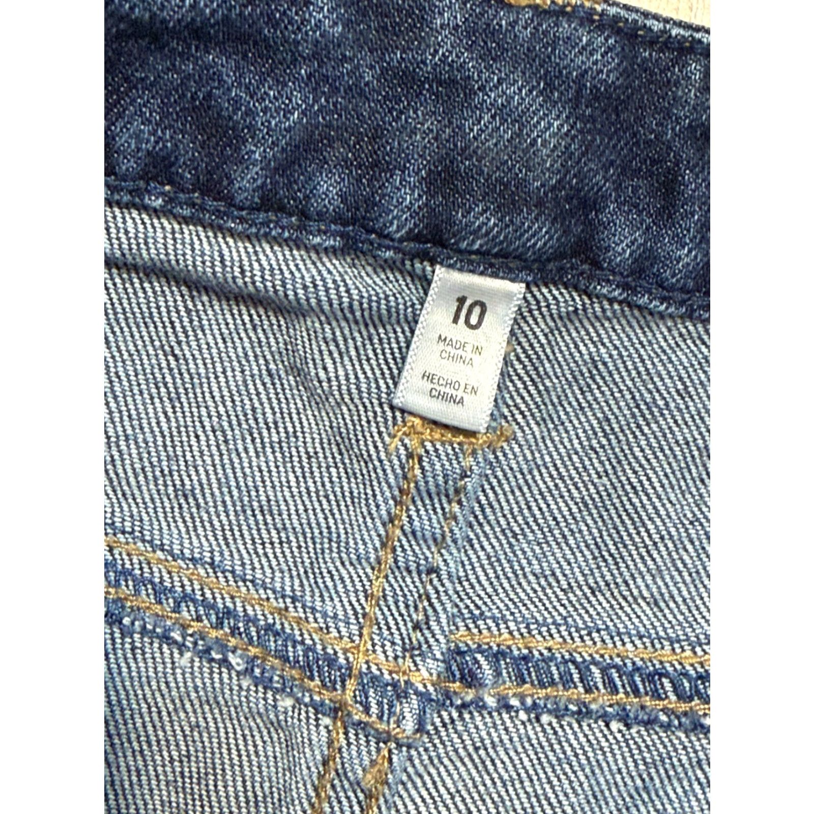 Vintage Seven 7 Jeans Women's Size 10 Blue Denim Slim Straight Leg High Rise Medium Wash Jeans Size 32" / US 10 / IT 46 - 5 Thumbnail