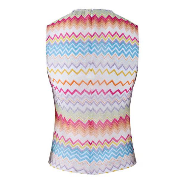 Missoni o1g2r1mq1124 Tank Top in Multicolor Size S / US 4 / IT 40 - 2 Thumbnail