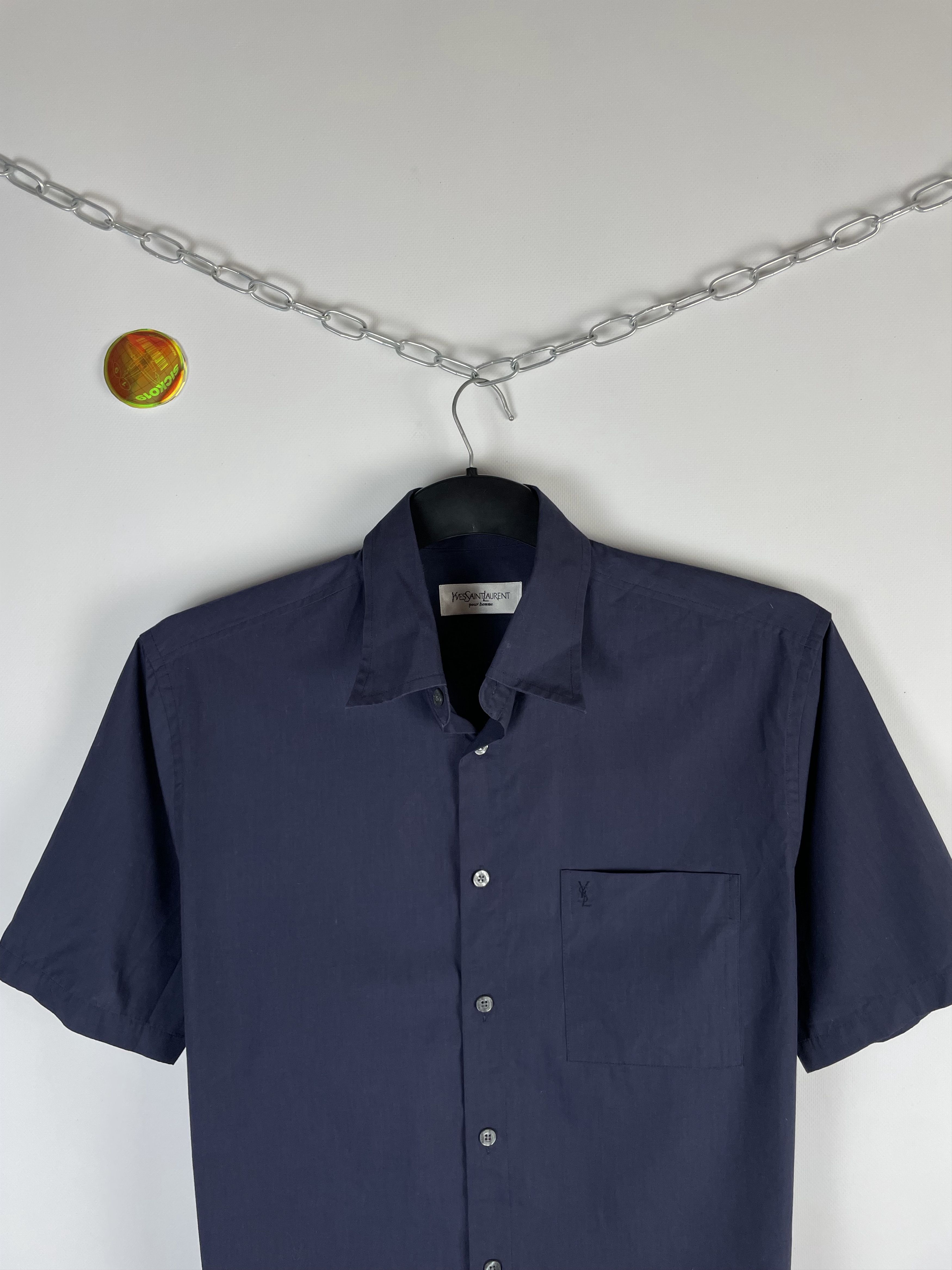 Vintage Vintage Yves Saint Laurent Ysl Pour Homme Shirt Size US M / EU 48-50 / 2 - 3 Thumbnail