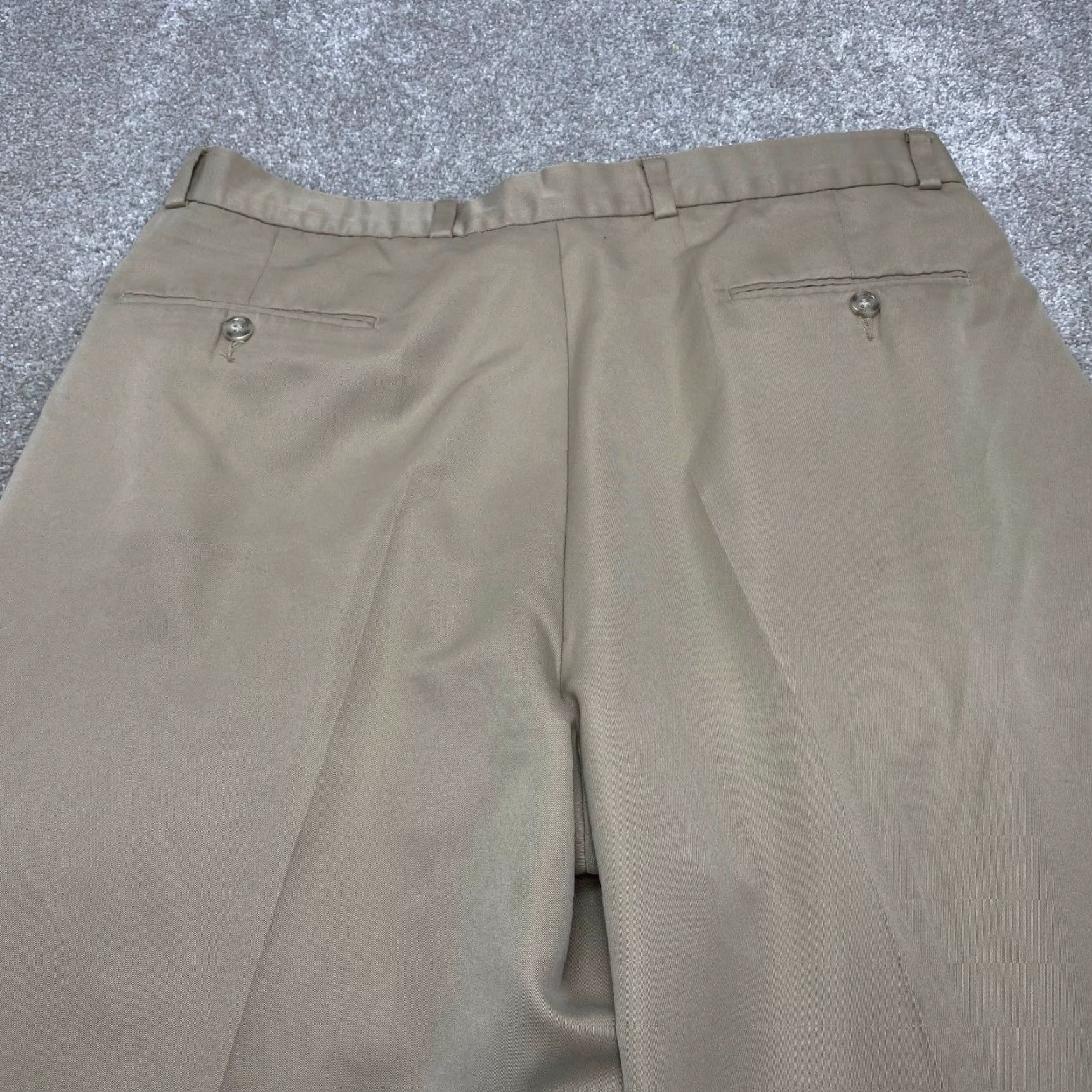 Dockers DOCKERS EXACT Dress Pants Mens 34x31 Pleated Front Beige 7197 Size US 34 / EU 50 - 5 Thumbnail
