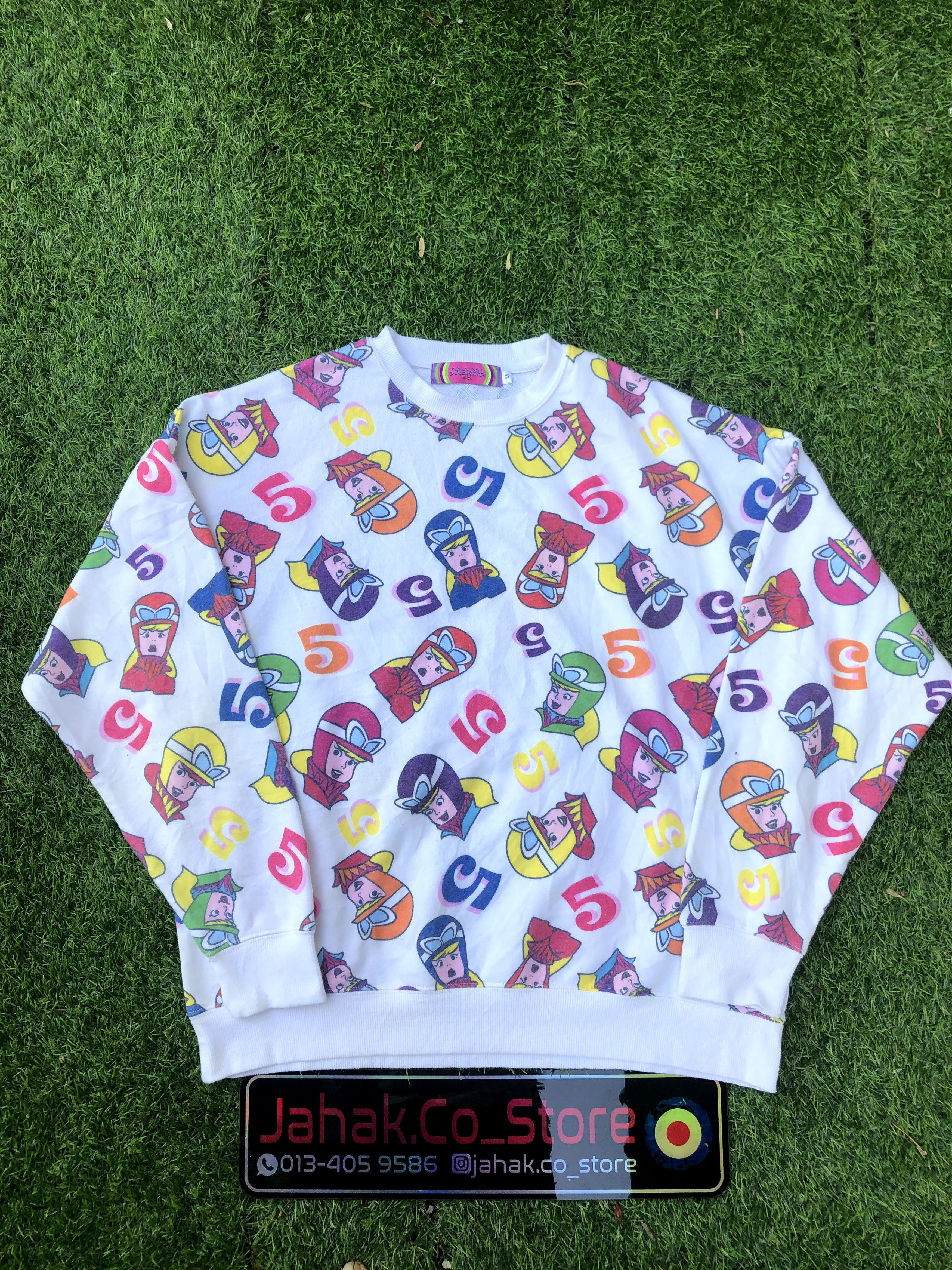 Cartoon Network Vintage Galaxxy Cartoon Sweatshirt (S168) Size US M / EU 48-50 / 2 - 1 Thumbnail