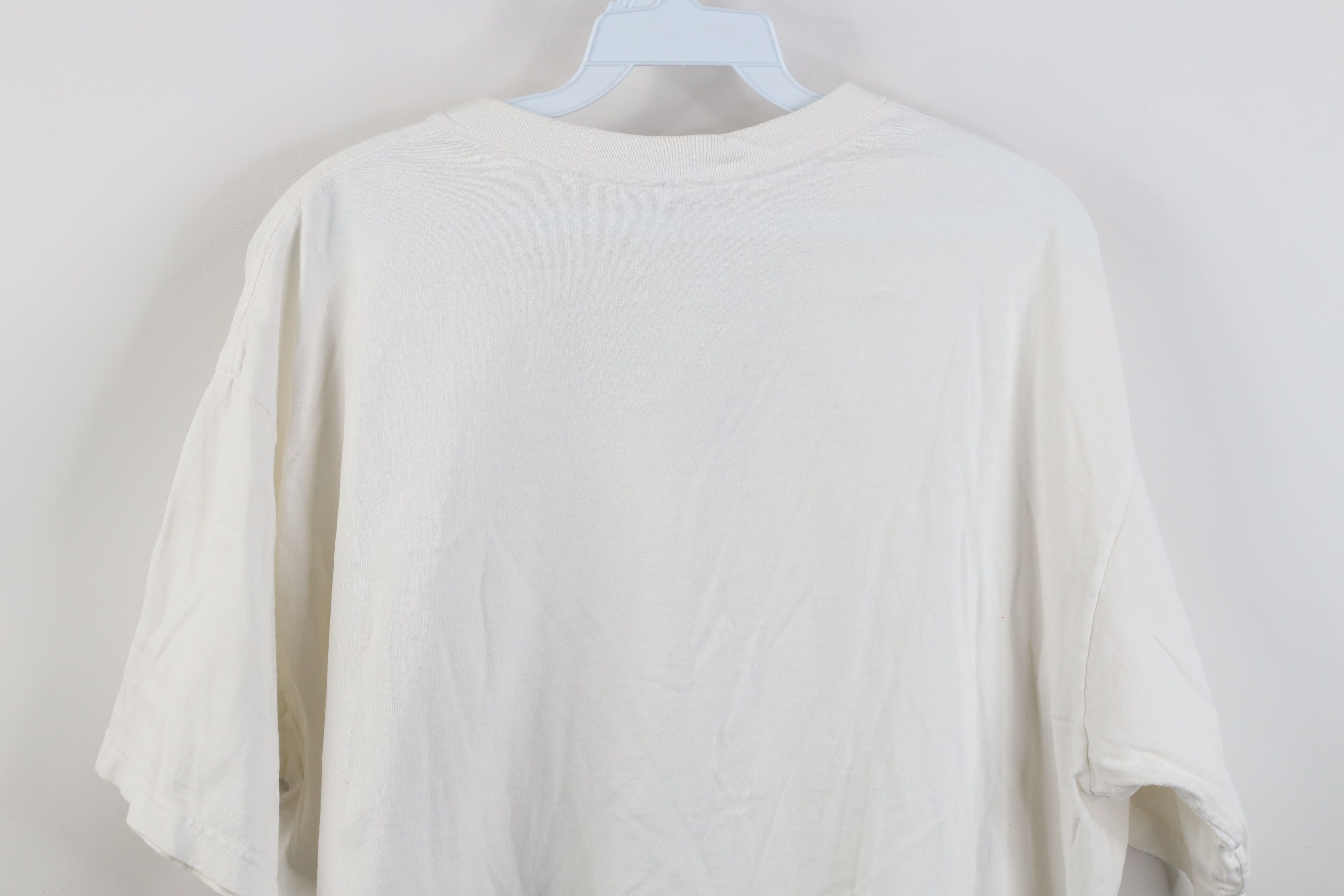 Nike Vintage 90s Nike Scott Center Swoosh V-Neck T-Shirt USA Size US XL / EU 56 / 4 - 12 Thumbnail