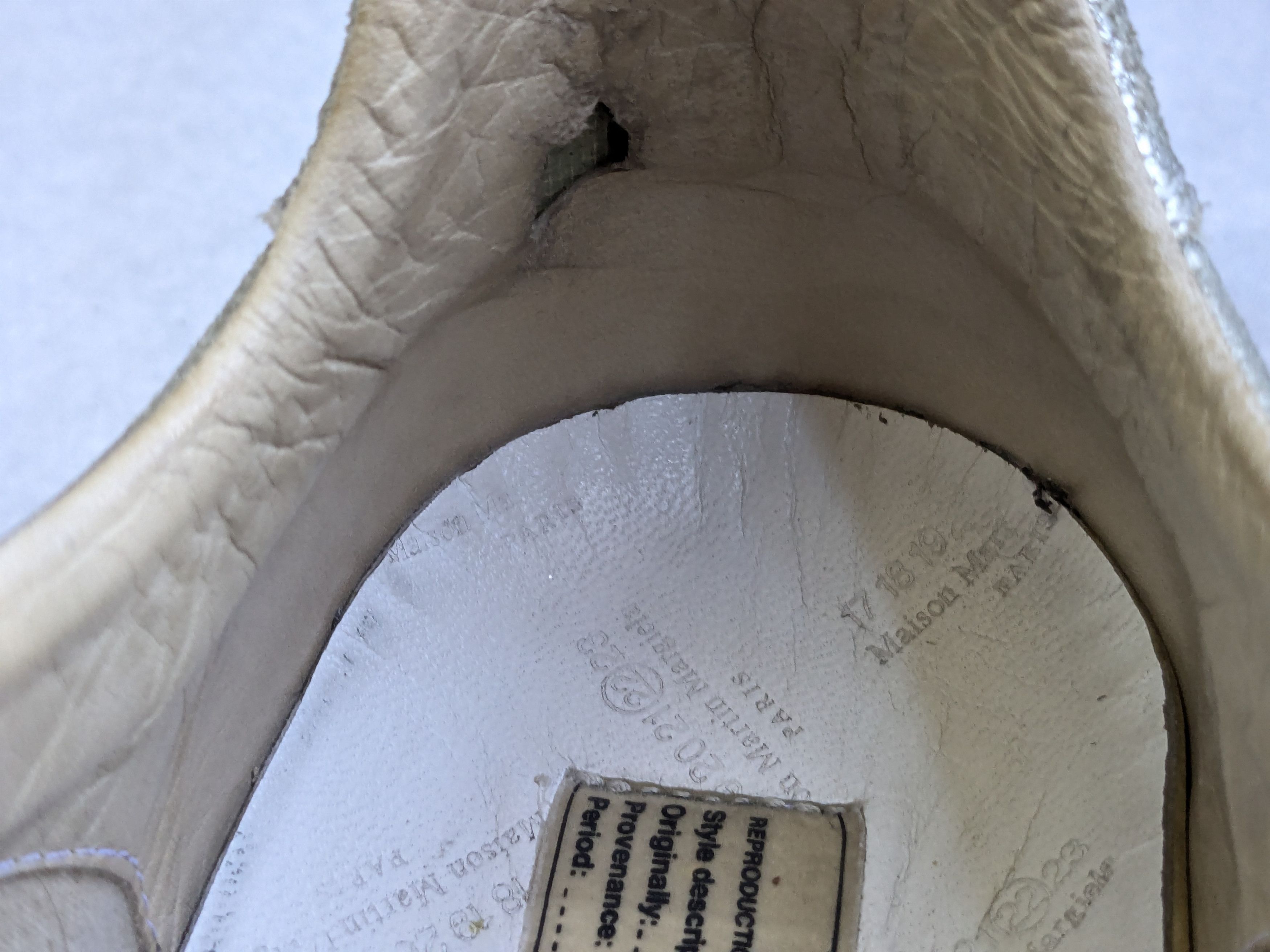 Maison Margiela Maison Margiela Silver GAT Replica 10 43 Low Tops Size US 10 / EU 43 - 6 Thumbnail