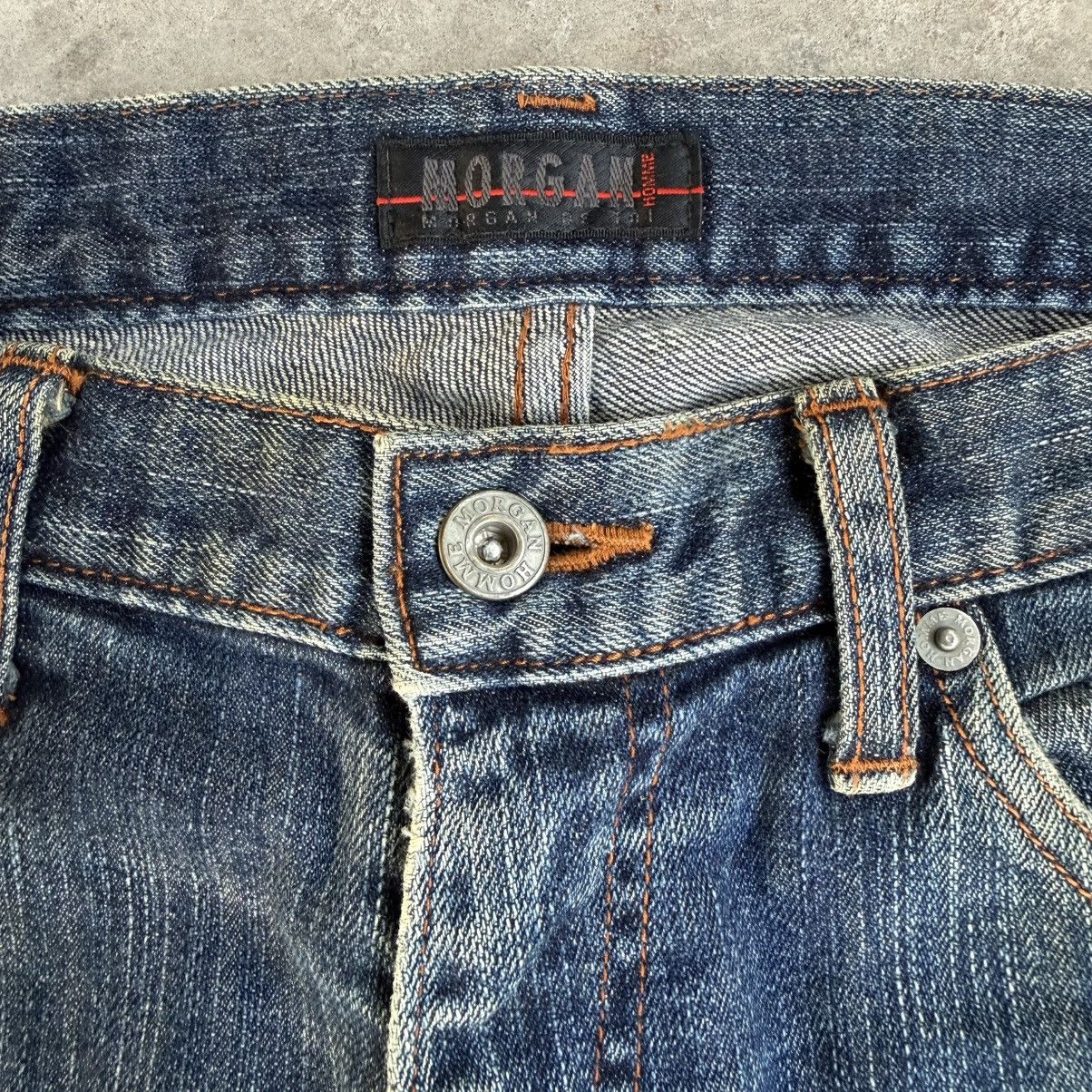 Morgan Homme Vintage Morgan Homme Flare Faded Denim Jean Pants W32 Size US 32 / EU 48 - 6 Thumbnail