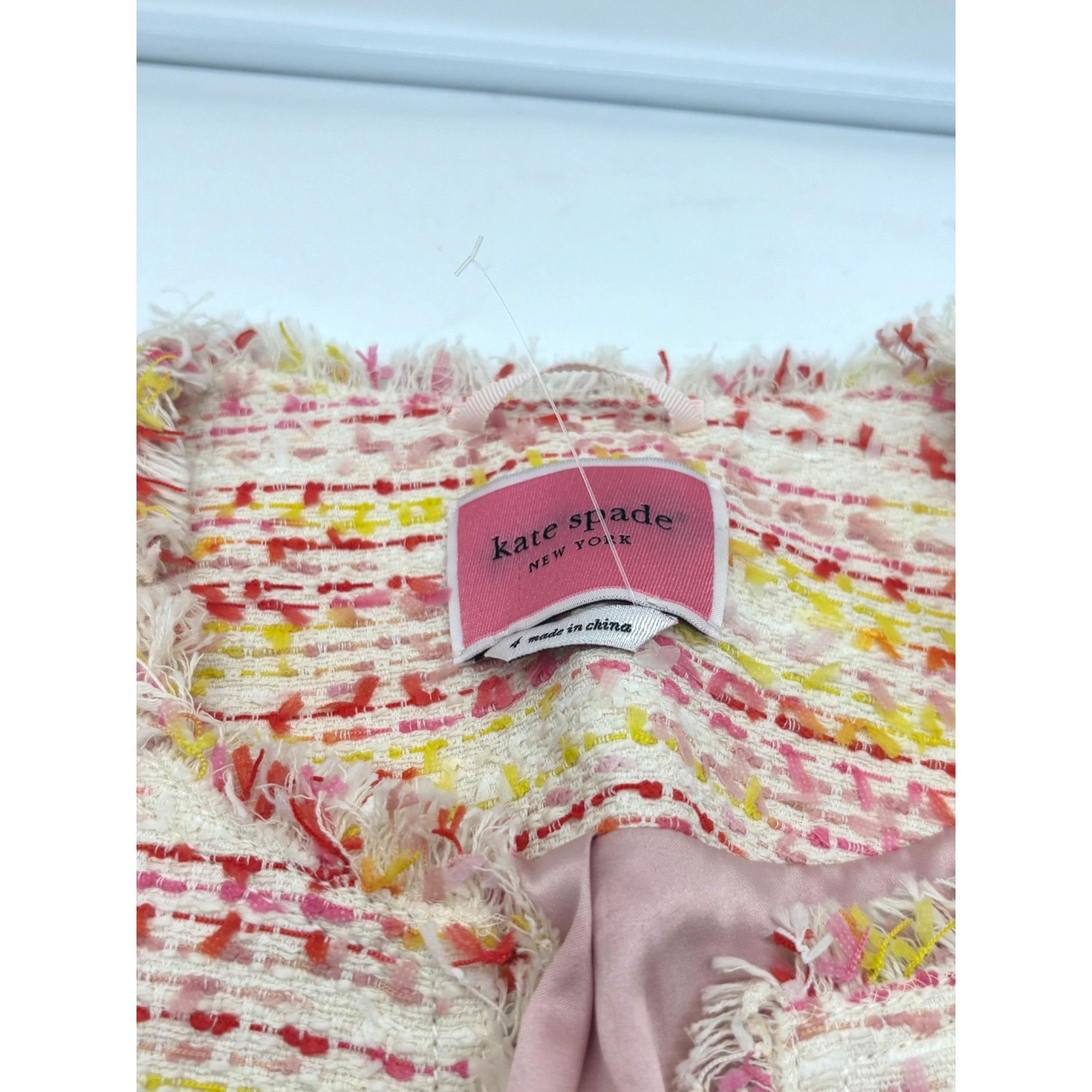 Kate Spade Kate Spade New York Multi Tweed Jacket, Size 4, Size S / US 4 / IT 40 - 6 Thumbnail