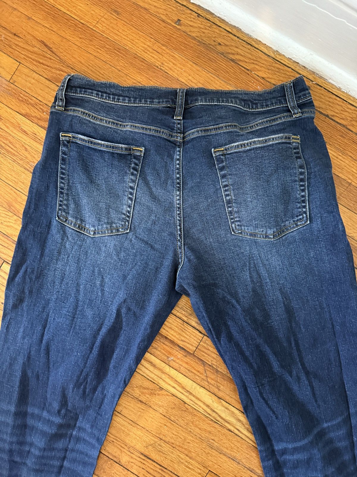 Target Basics Straight Blue Jeans Size US 32 / EU 48 - 4 Thumbnail