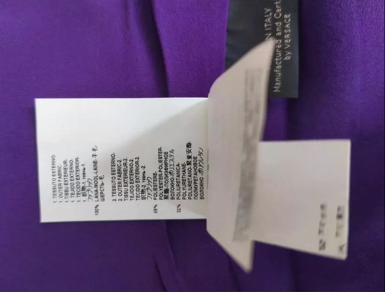 Versace Versace Romantic purple wool dress Size M / US 6-8 / IT 42-44 - 5 Thumbnail