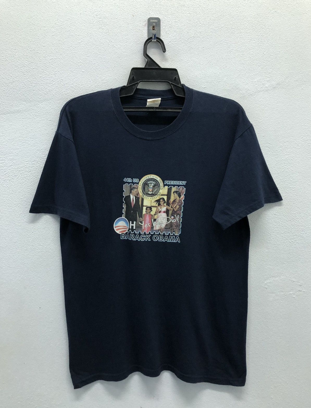 Vintage Vintage 44th US President Barack Obama T-Shirt Size US M / EU 48-50 / 2 - 1 Thumbnail