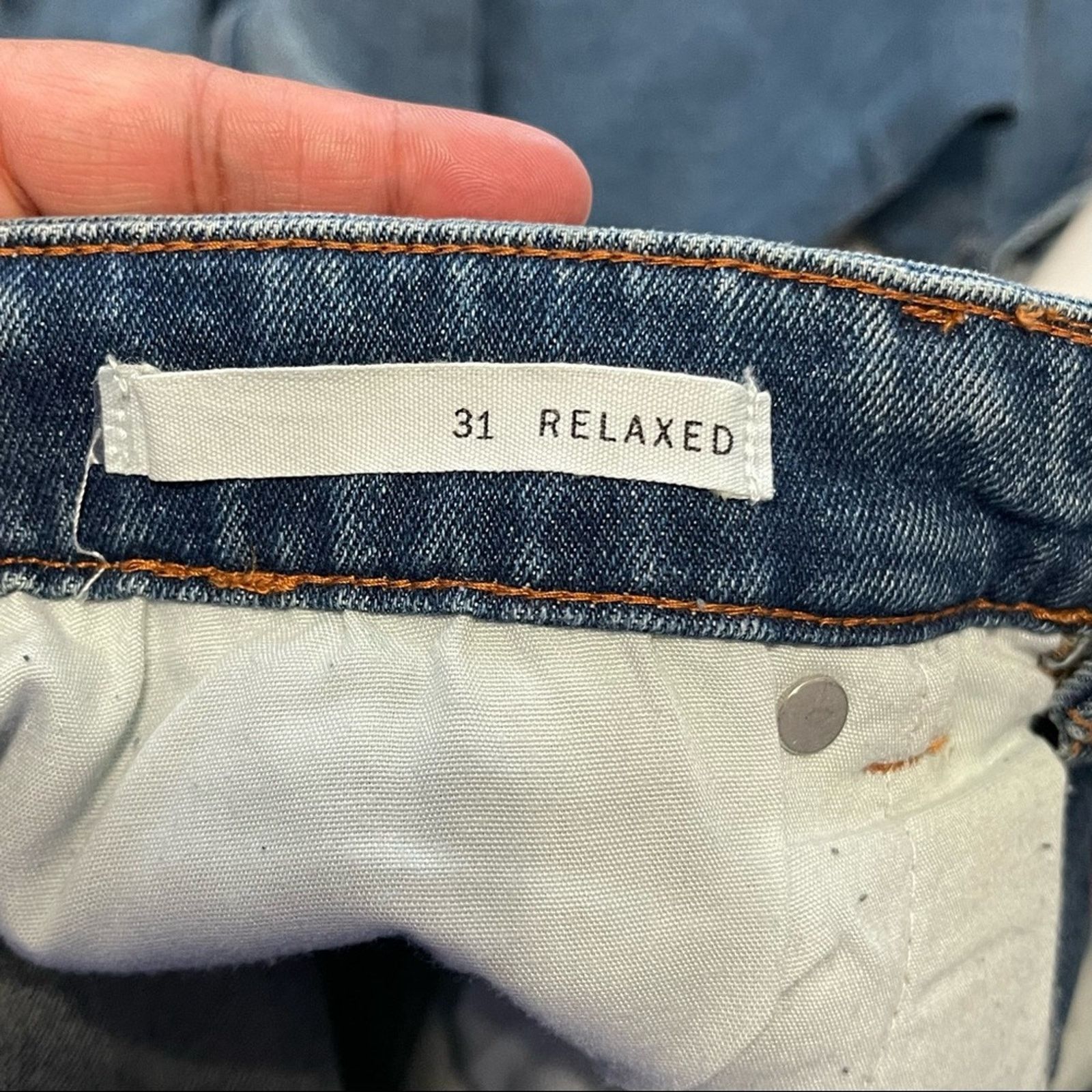 Five Four Five Four Rollins Relaxed 5 Pocket Jean Indigo Blue 31 Mens Size US 31 - 6 Thumbnail