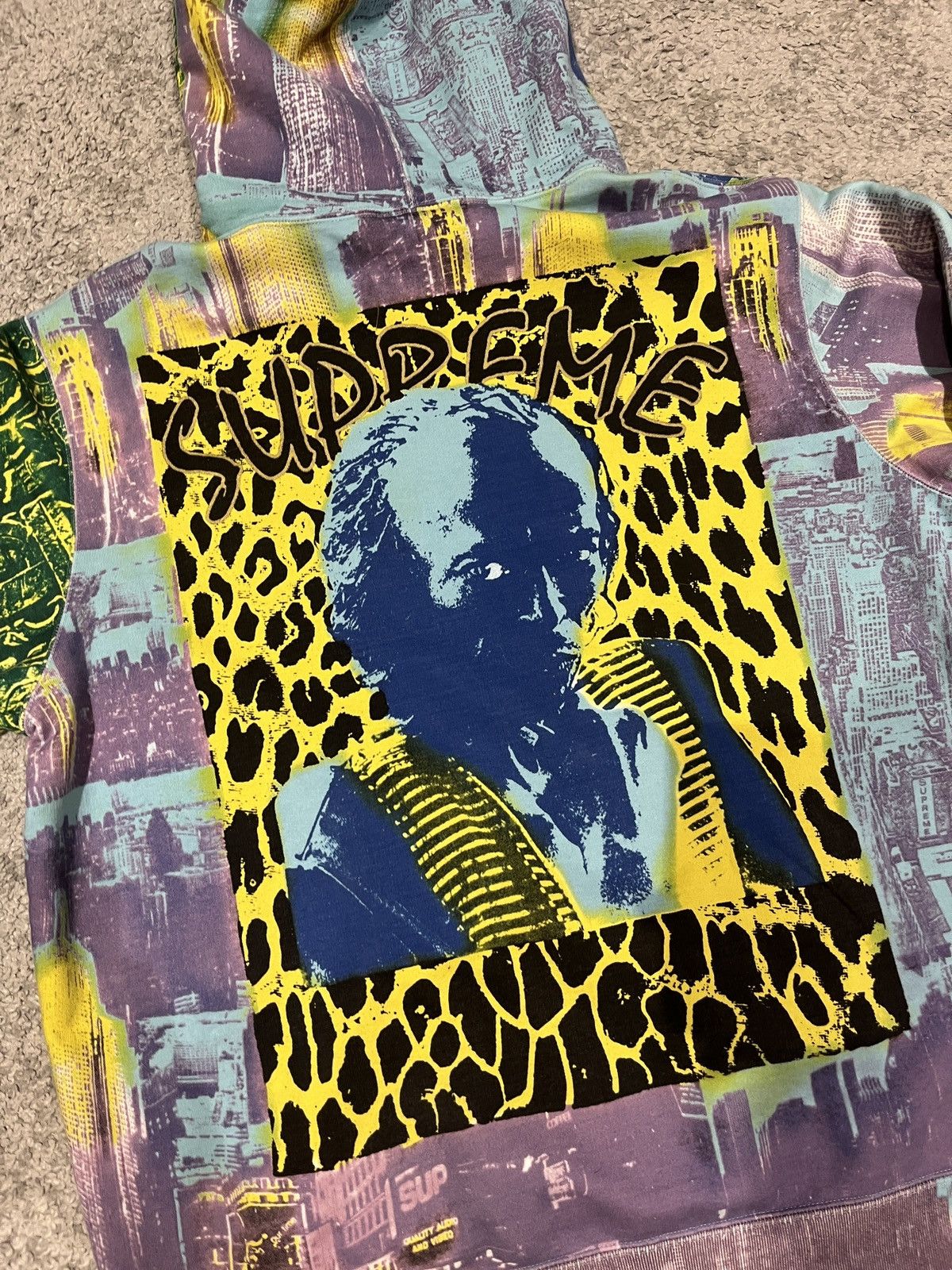 Supreme Supreme Miles Davis Hoodie Sweatshirt Blue Size US L / EU 52-54 / 3 - 8 Thumbnail