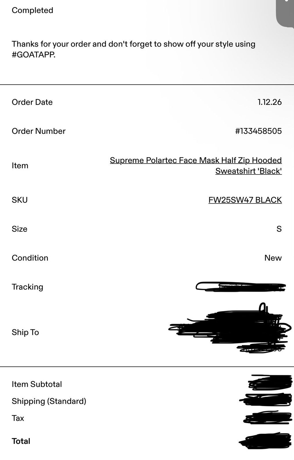 Supreme 2025 Supreme Polartec Face Mask Half Zip Hooded Sweatshirt Size US S / EU 44-46 / 1 - 2 Thumbnail