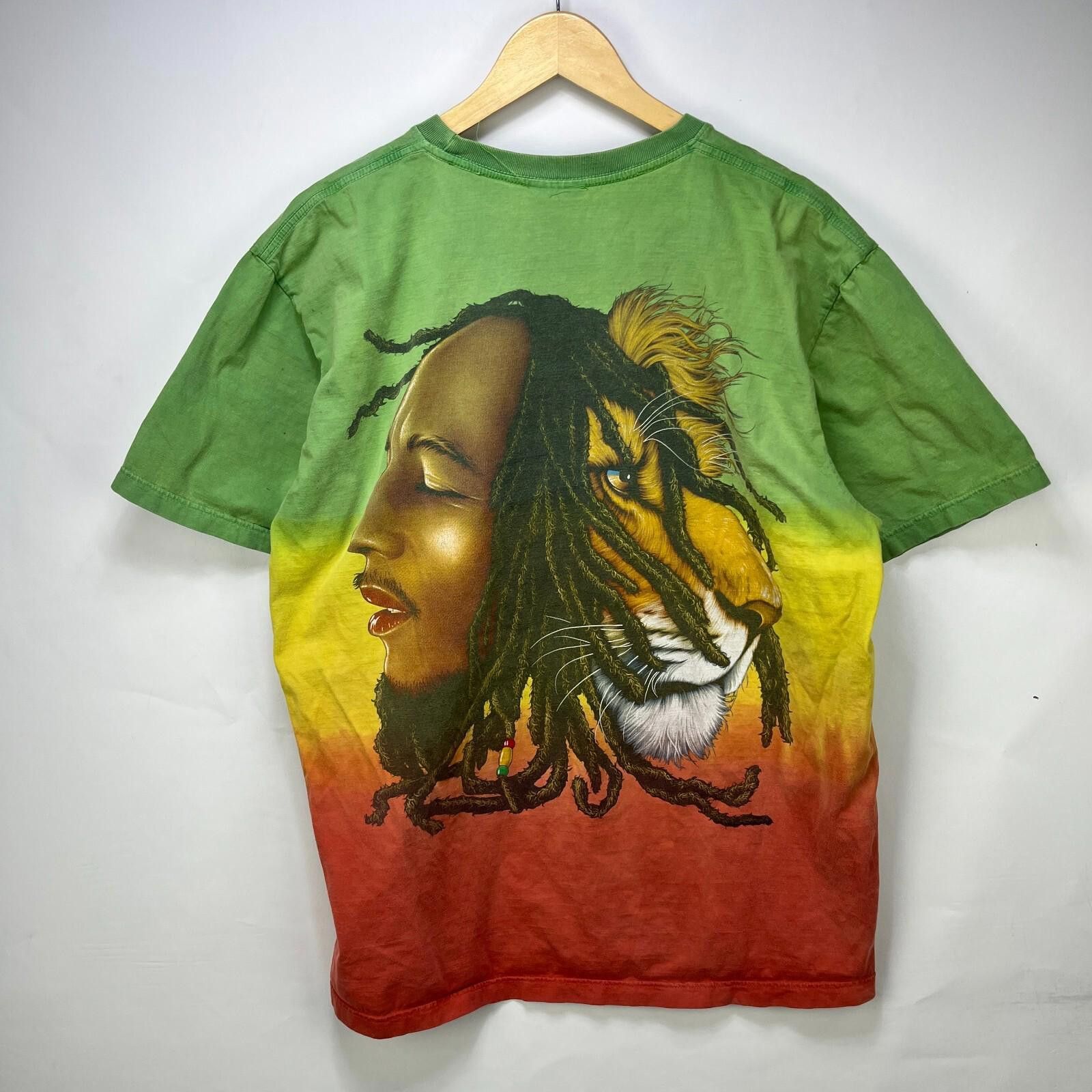Bob Marley Vintage Bob Marley Double-Sided Rasta Lion T-Shirt Y2K XL Size US XL / EU 56 / 4 - 7 Thumbnail