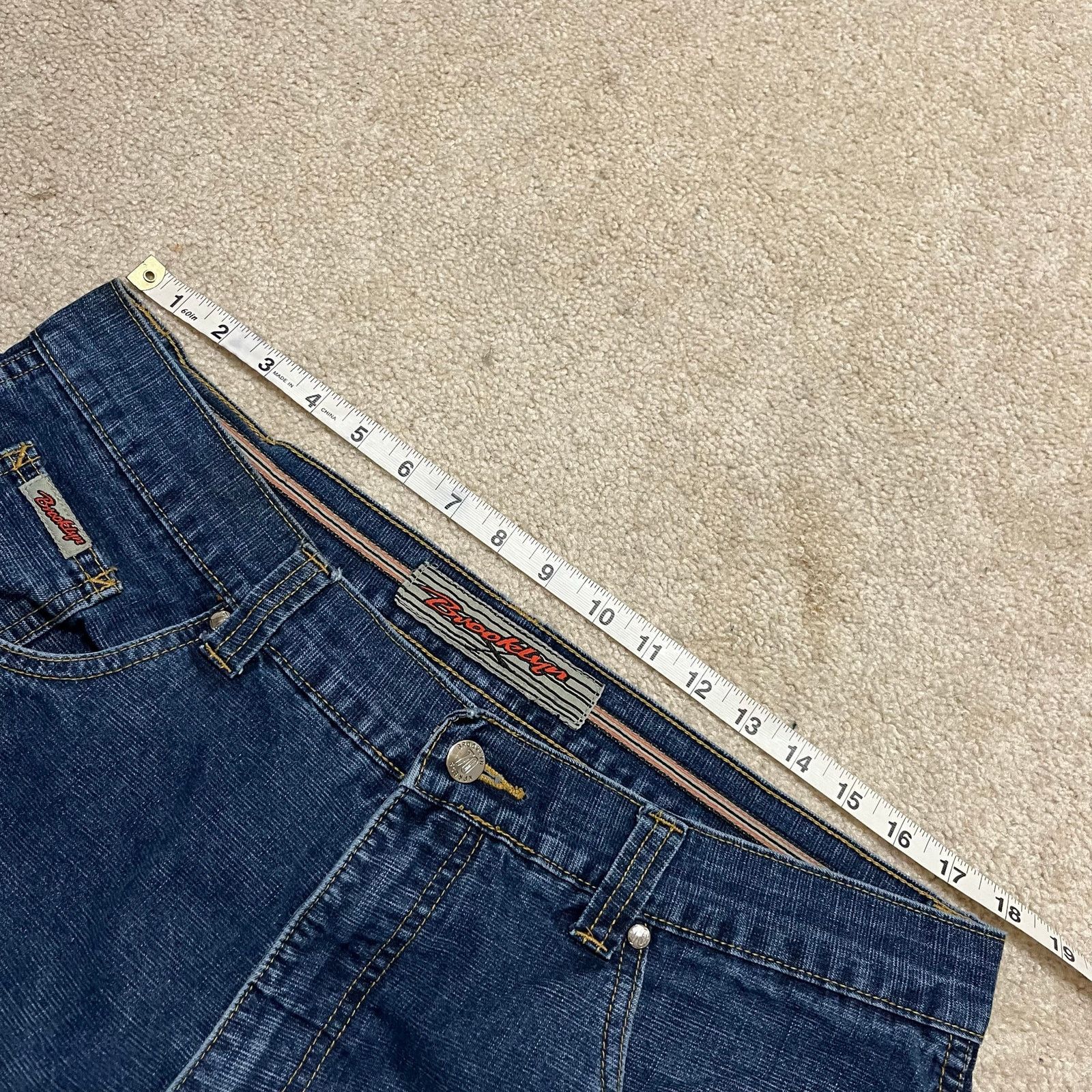 Other Brooklyn Express Y2K Baggy Skater Acid Washed Faded Jeans 36 Size US 36 / EU 52 - 5 Thumbnail