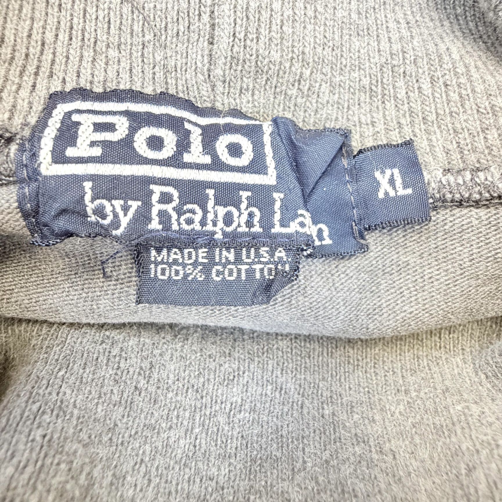 Polo Ralph Lauren Polo Ralph Lauren Sweater Mens XL Gray Turtleneck Pullover Knit Pocket Pony USA Size US XL / EU 56 / 4 - 5 Thumbnail