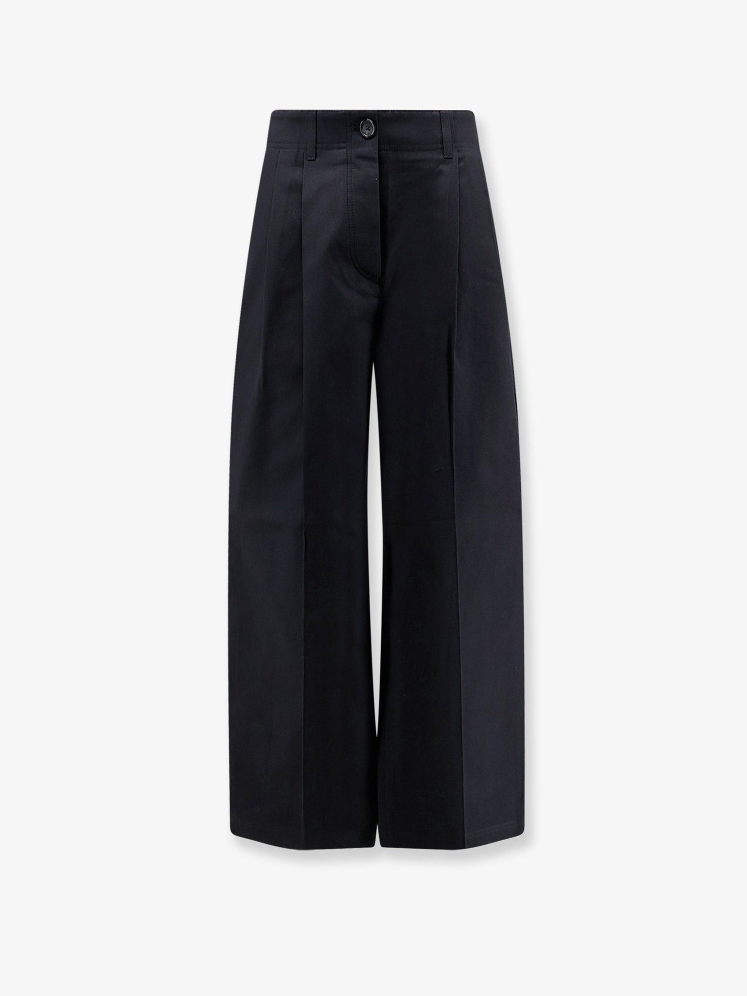 Toteme Relaxed Cotton Trousers Size 27" / US 4 / IT 40 - 1 Thumbnail