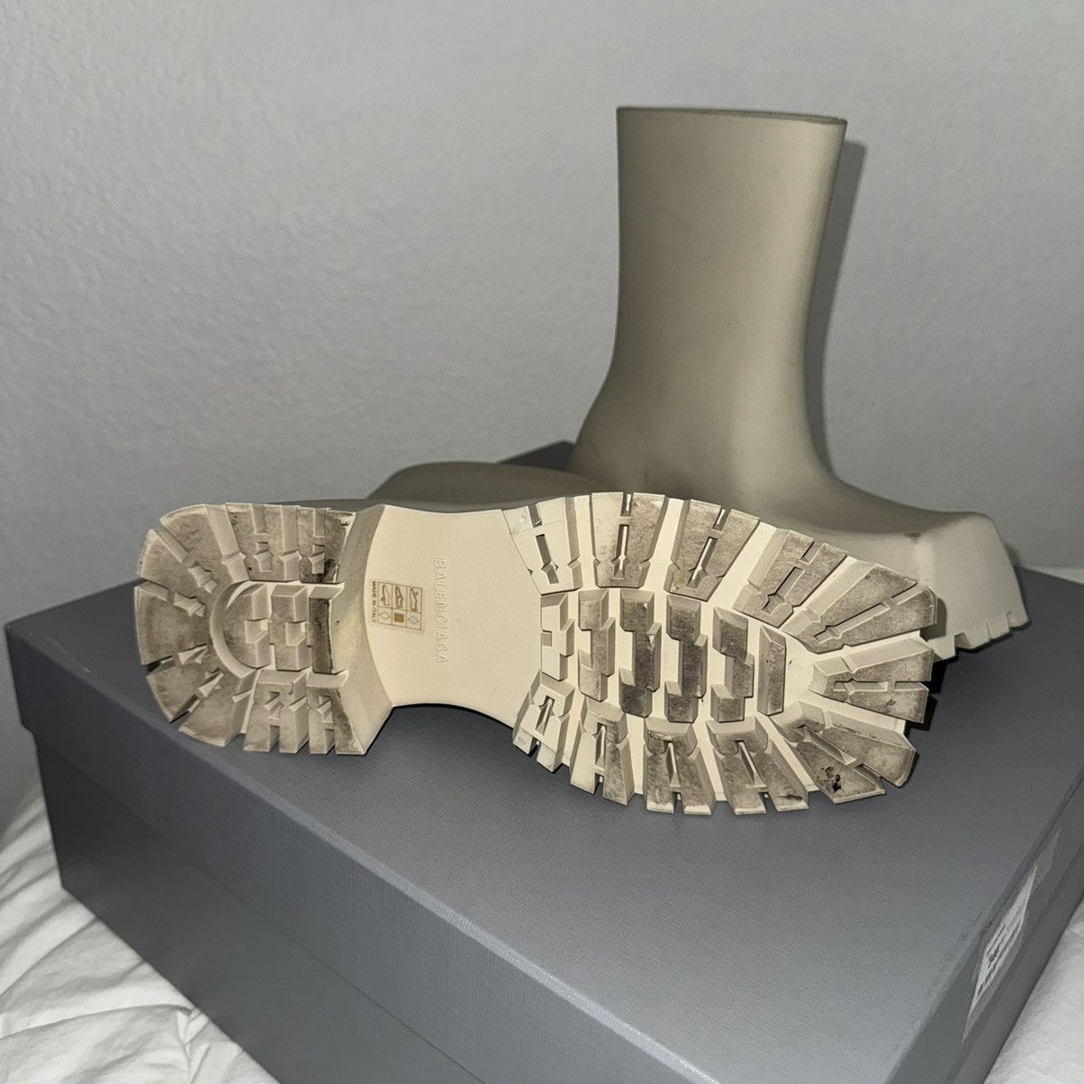 Balenciaga Balenciaga Beige Trooper boots Size US 6 / EU 39 - 3 Thumbnail