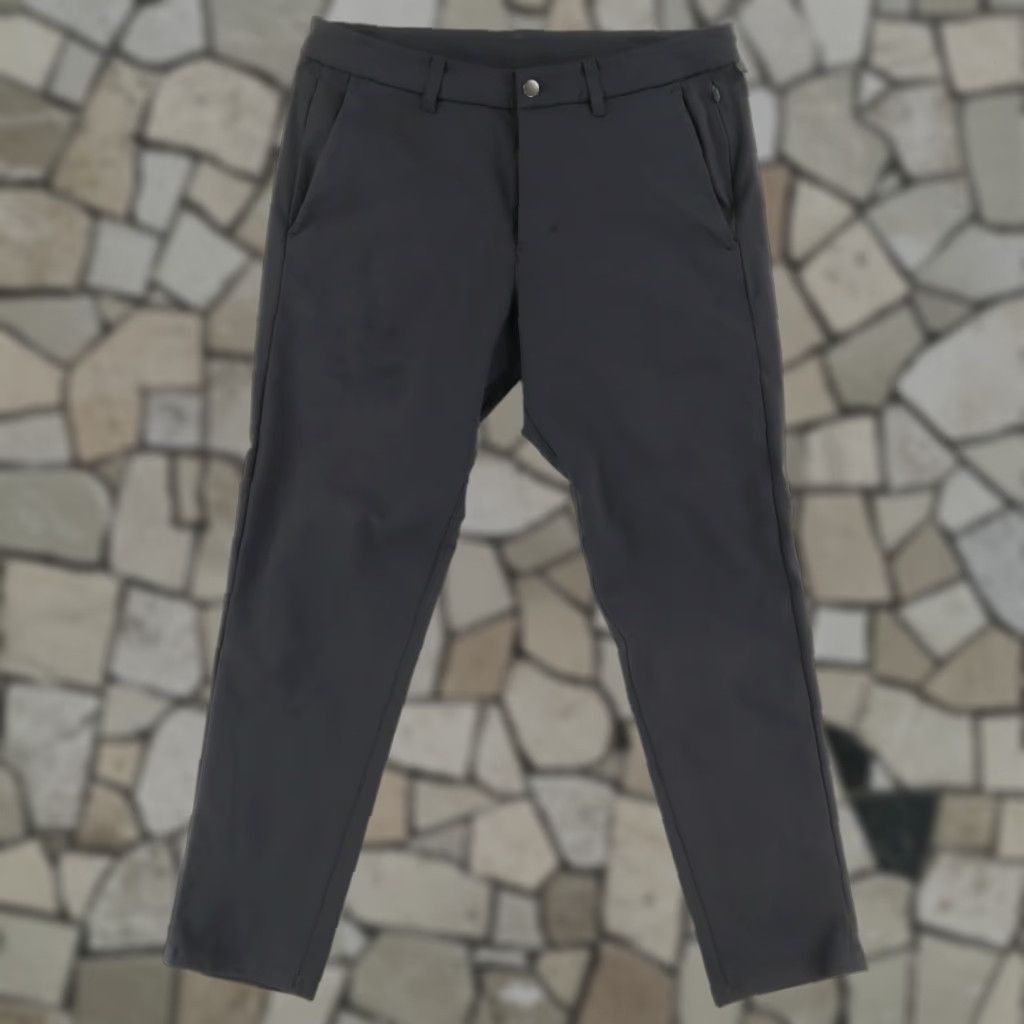 Lululemon Lululemon Commission Slim Polyester Woven Chino Pants Charcoal Mens 33 Size US 33 - 1 Thumbnail