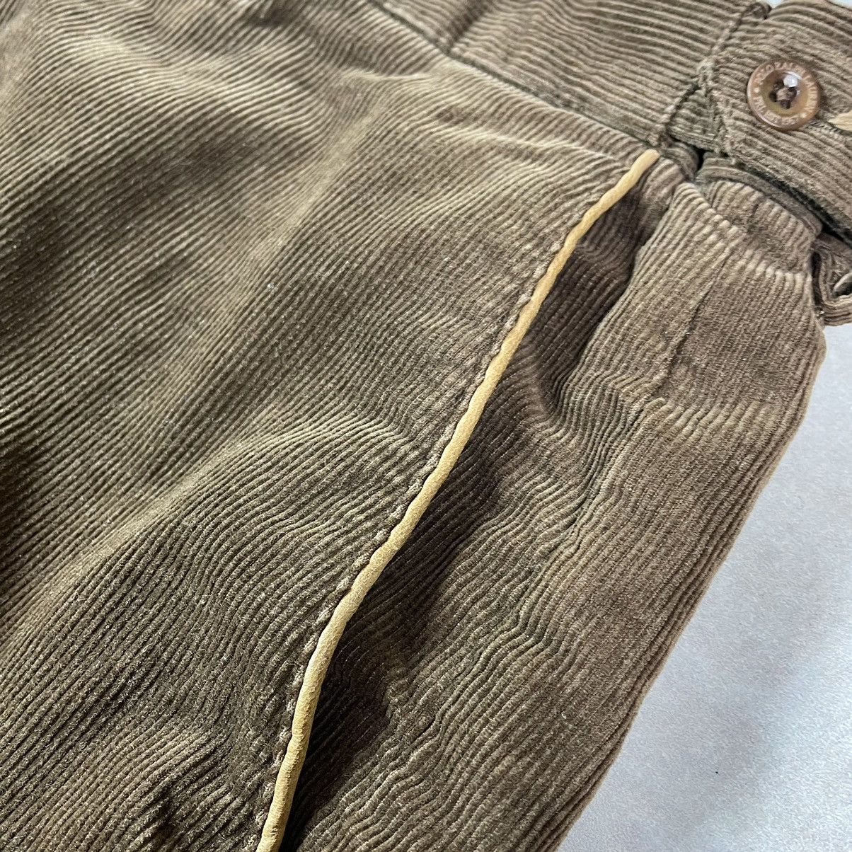 Polo Ralph Lauren × Vintage Vintage Ralph Lauren Oldmoney Brown Corduroy Trousers Size US 38 / EU 54 - 7 Thumbnail