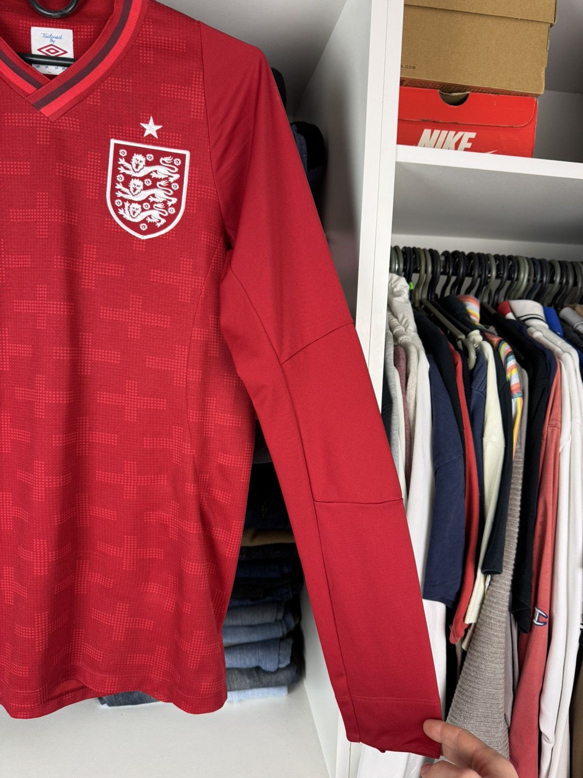 Umbro Umbro England 2012 2013 Joe Hart GK Long Sleeve Jersey Size US XS / EU 42 / 0 - 9 Thumbnail