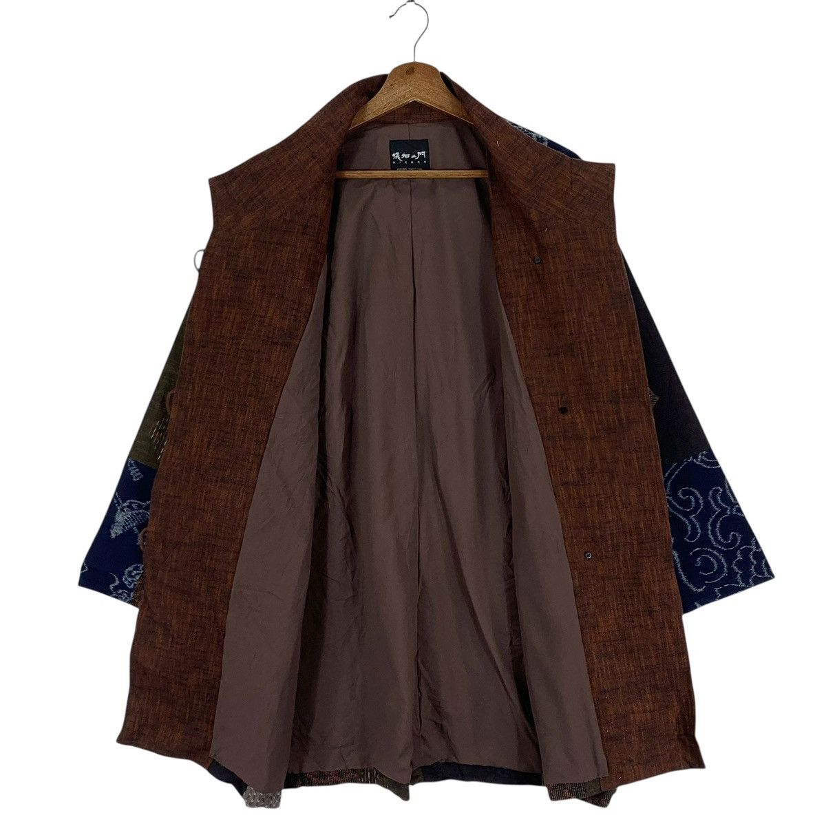 Japanese Brand Giemon Kurume Traditional Fabric-Kasuri Japanese Patchwork Size US M / EU 48-50 / 2 - 7 Thumbnail